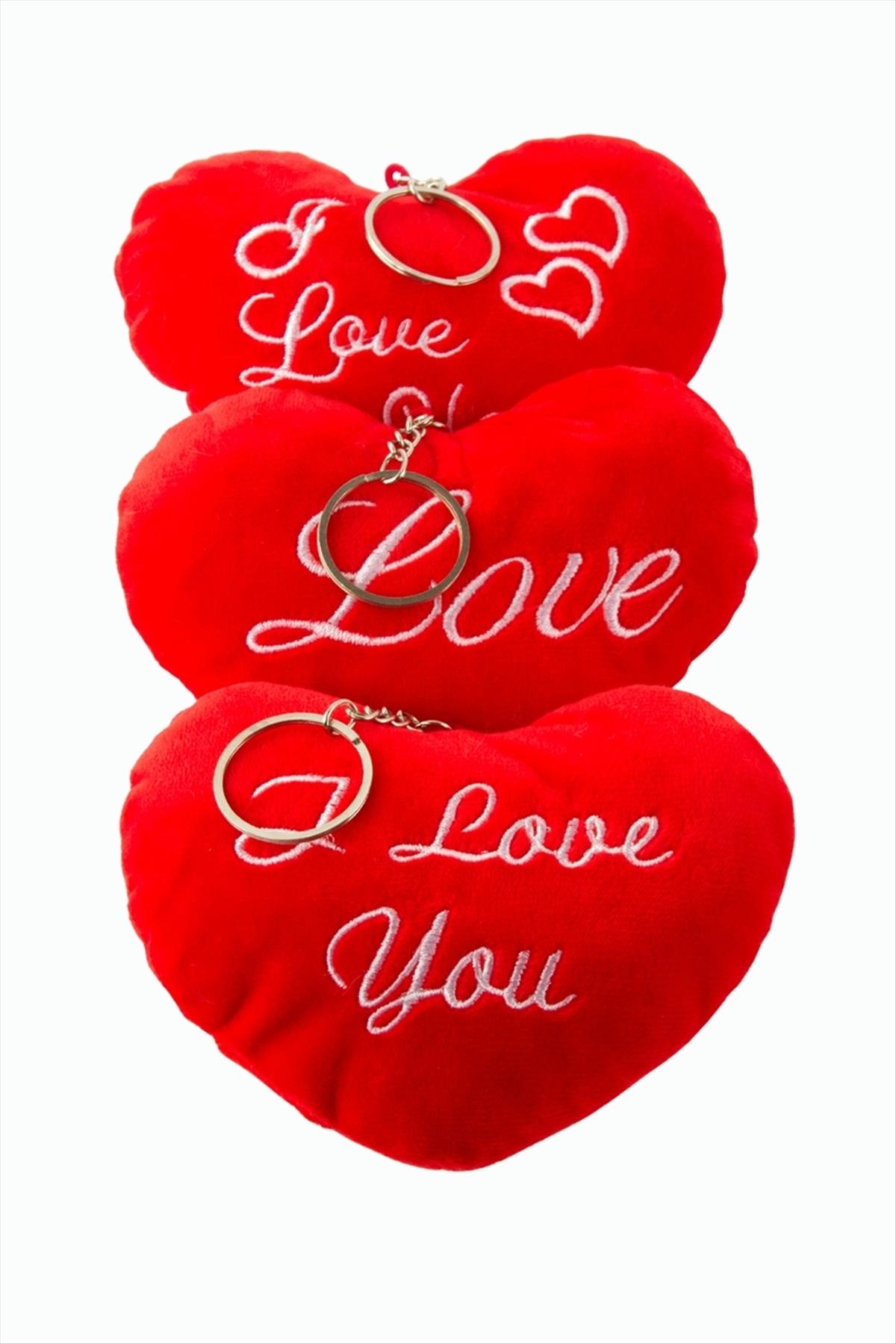 Kalp Peluş Anahtarlık 11 cm