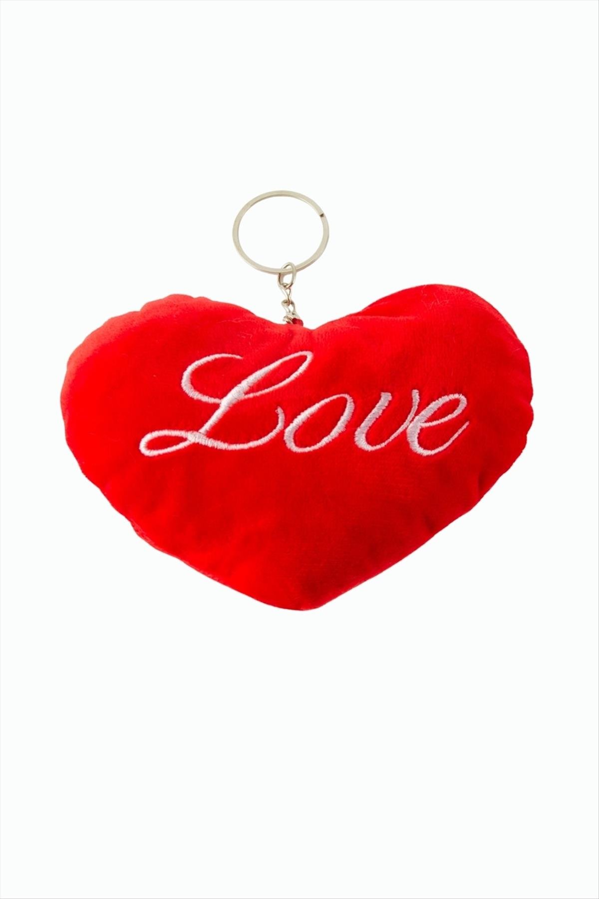 Kalp Peluş Anahtarlık 9 cm