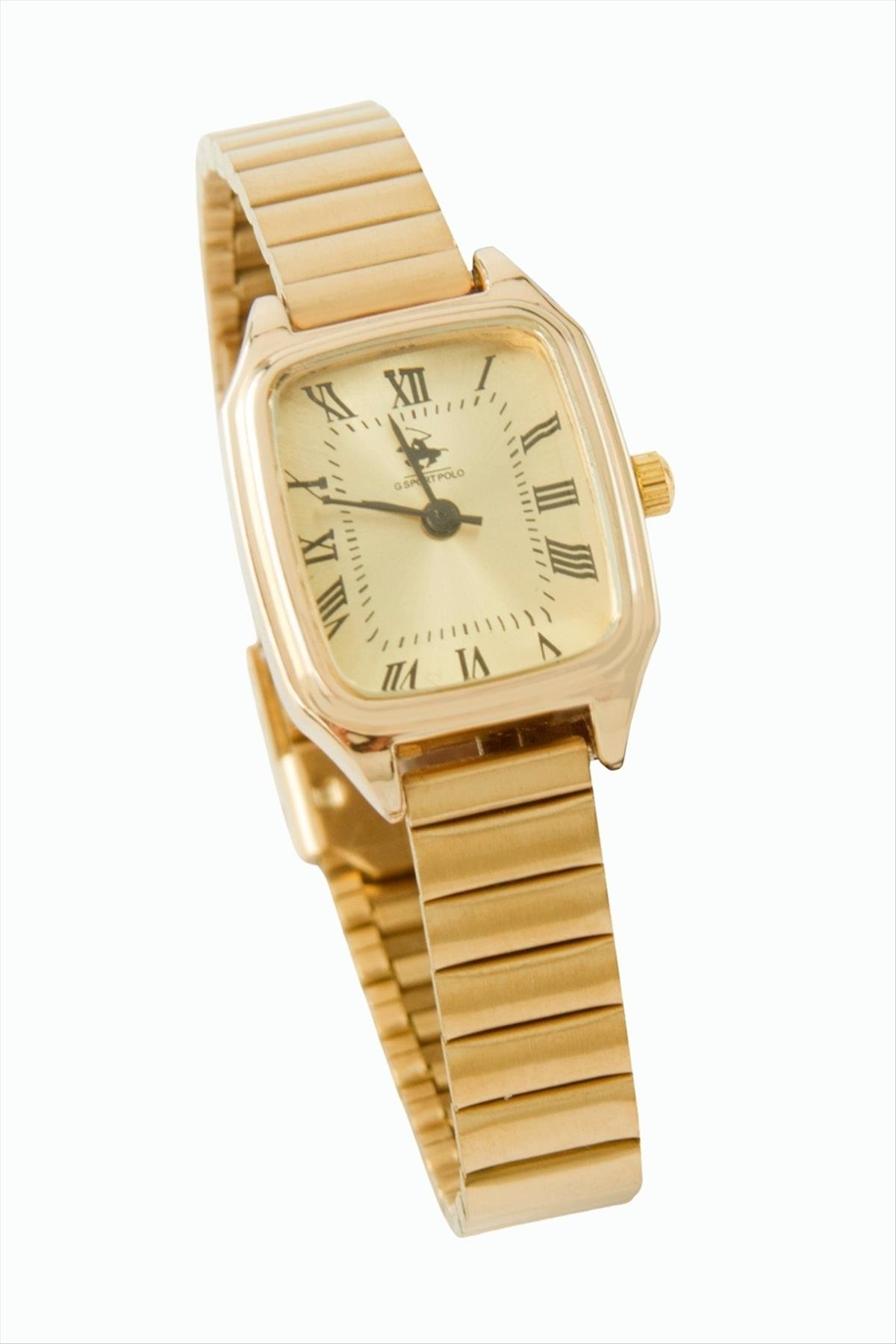 Kare Metal Kordonlu Bayan Kol Saat