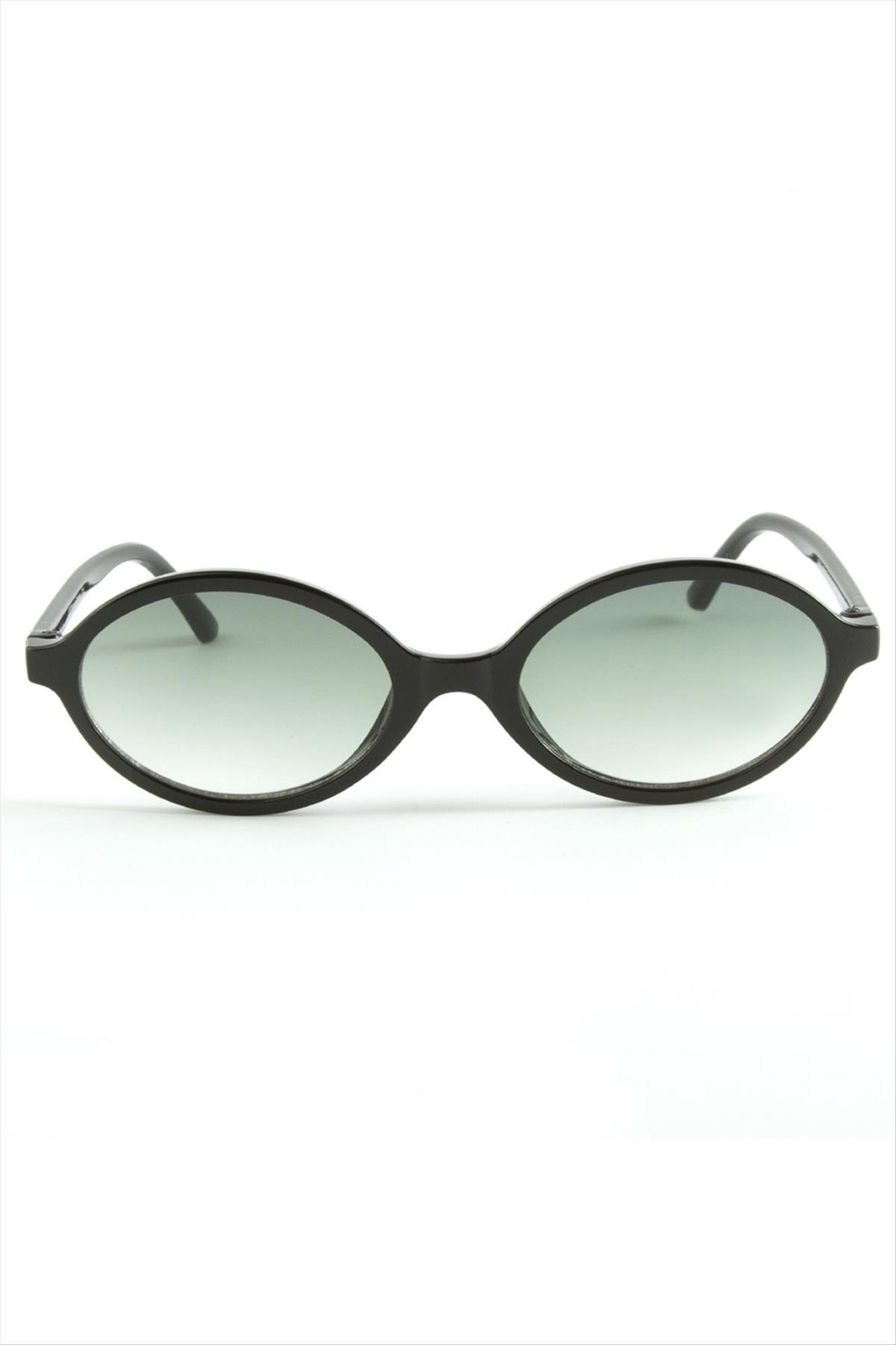 Oval Yeşil Renkli Güneş Gözlüğü