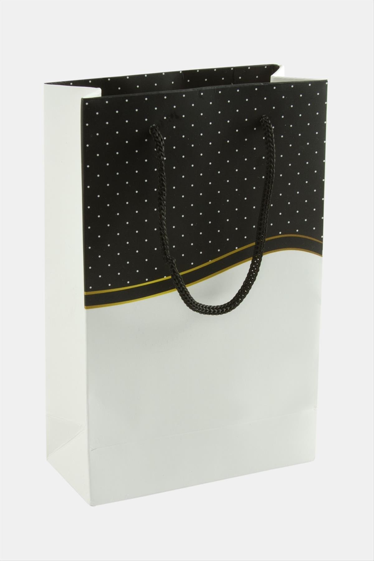 11*17 Benekli İpli Karton Çanta 1 Adet