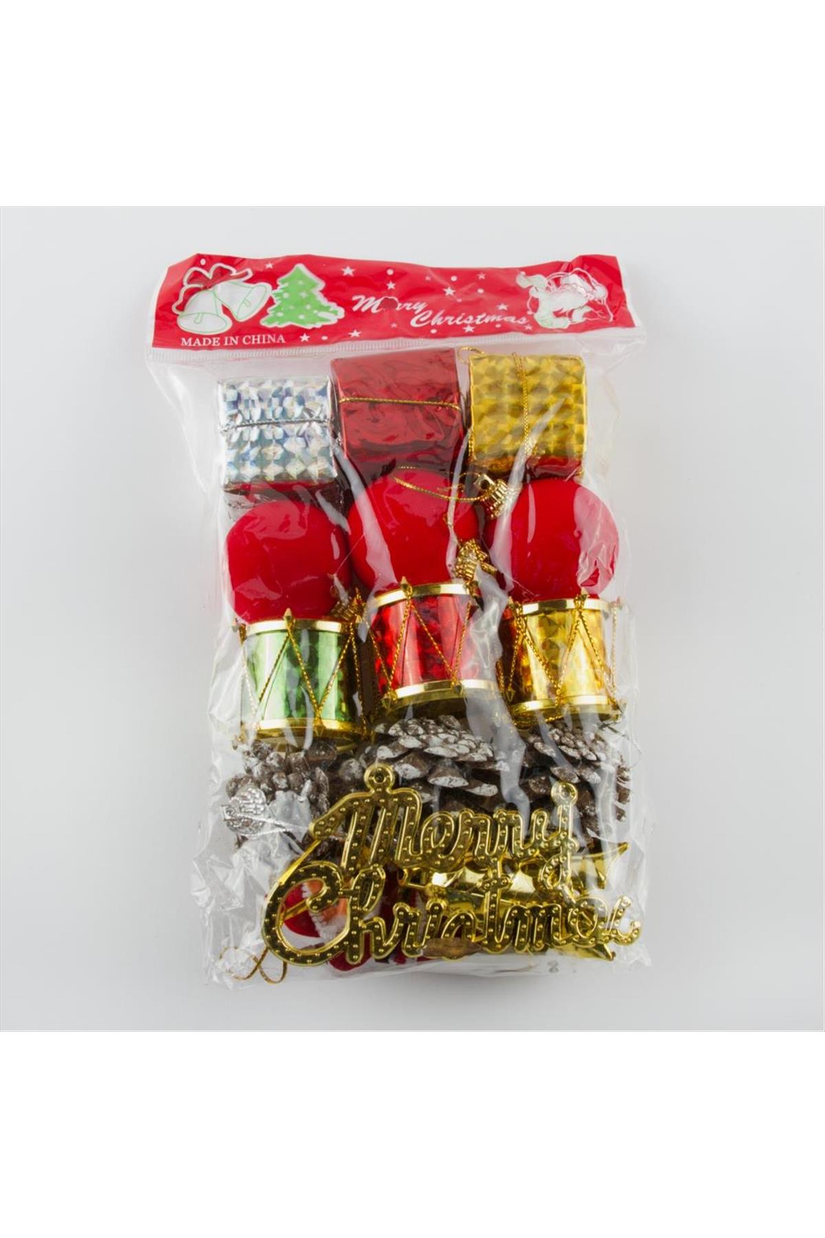 16 Parça Karışık Yılbaşı Ağaç Süsü