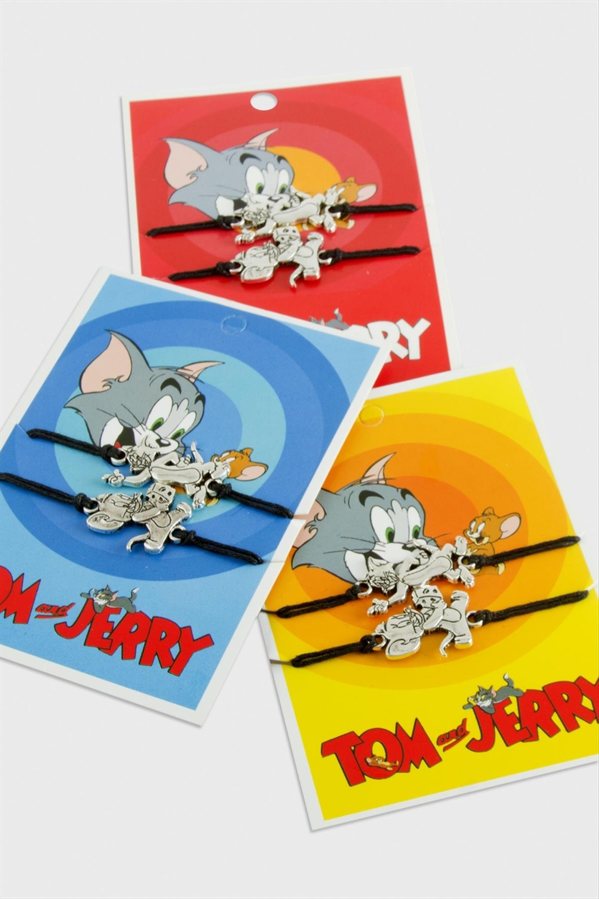 2 Adet Tm ve Jery Karakteri İp Bileklik