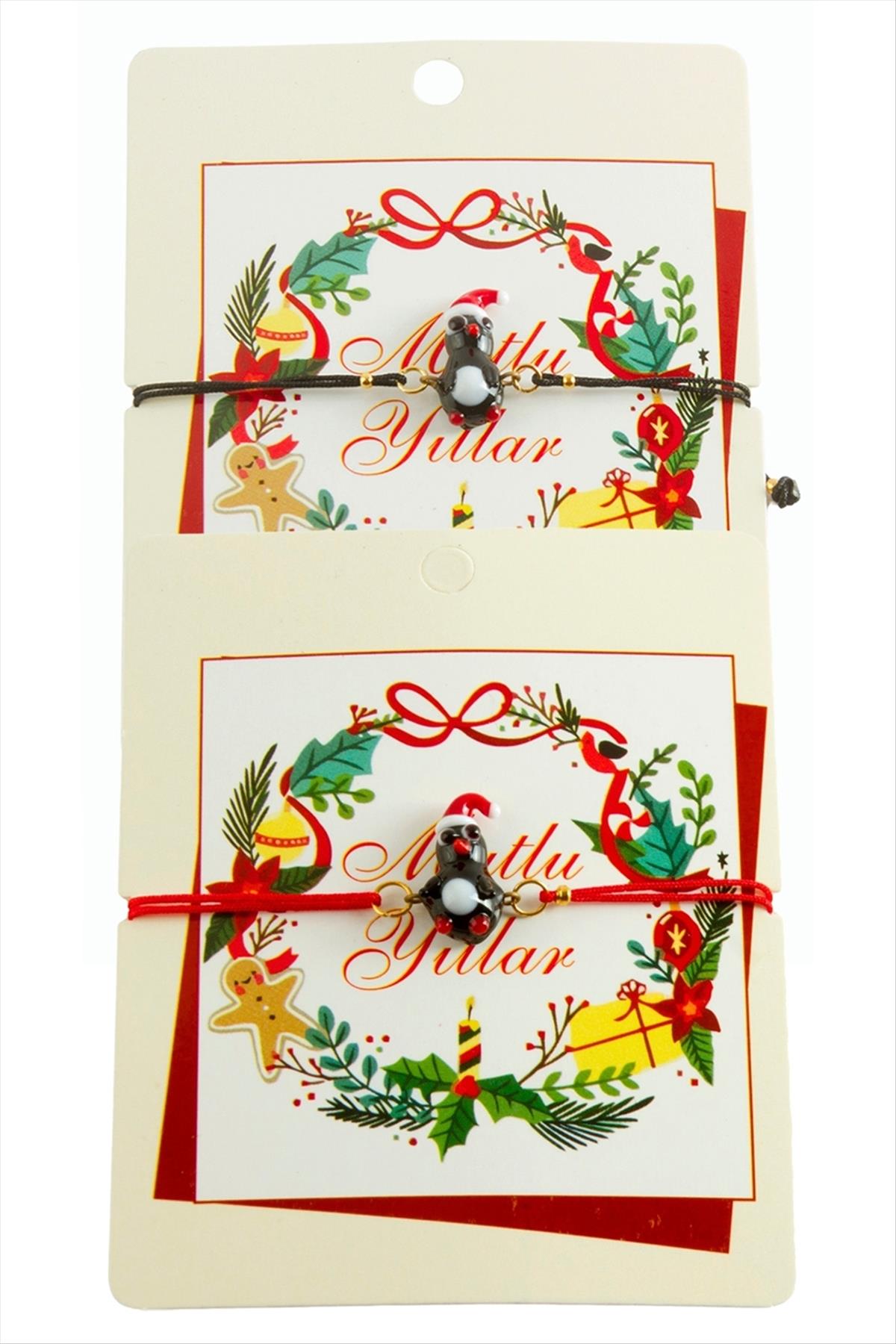 2026 Yılbaşı Cam İp Bilekliği