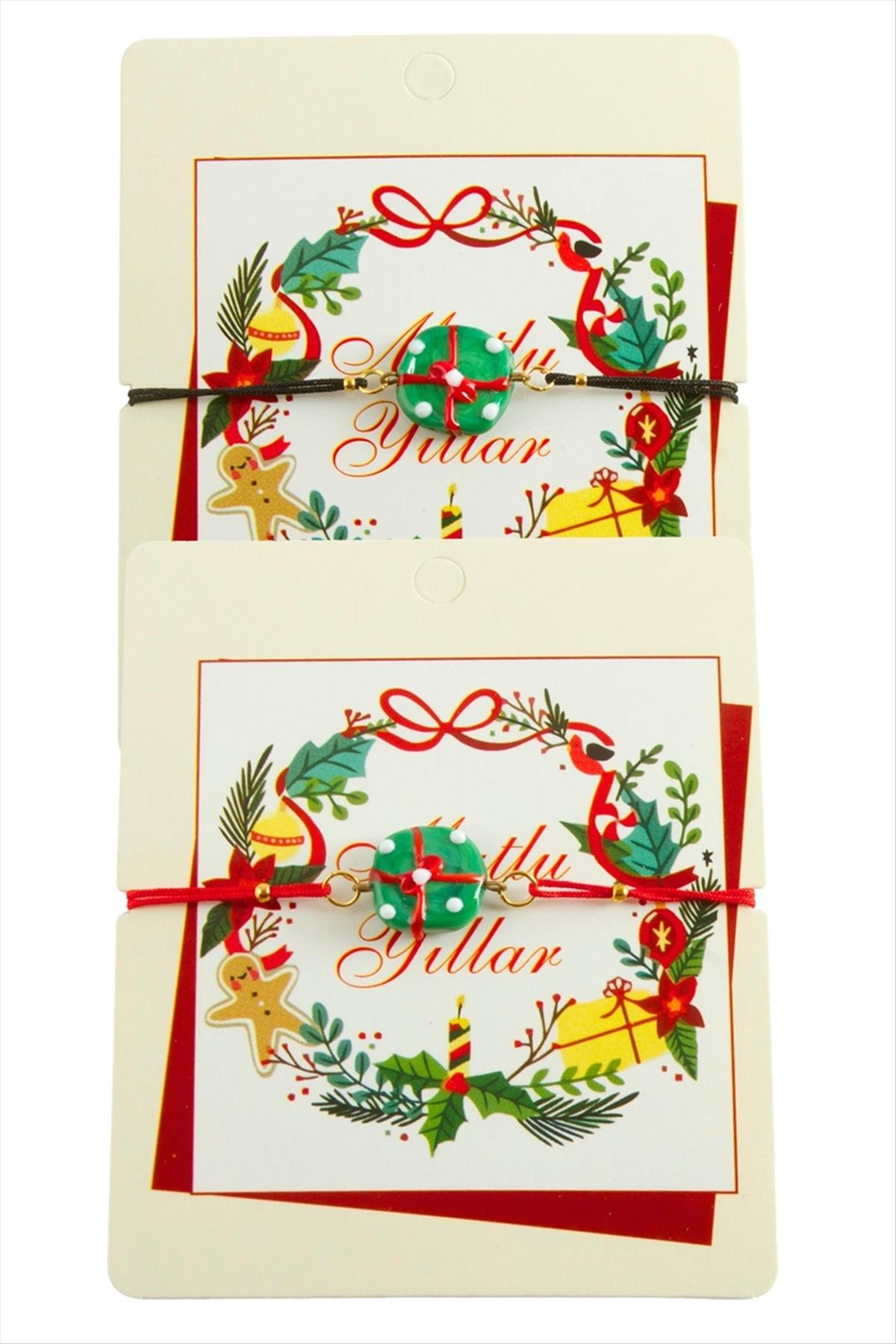 2026 Yılbaşı Cam İp Bilekliği