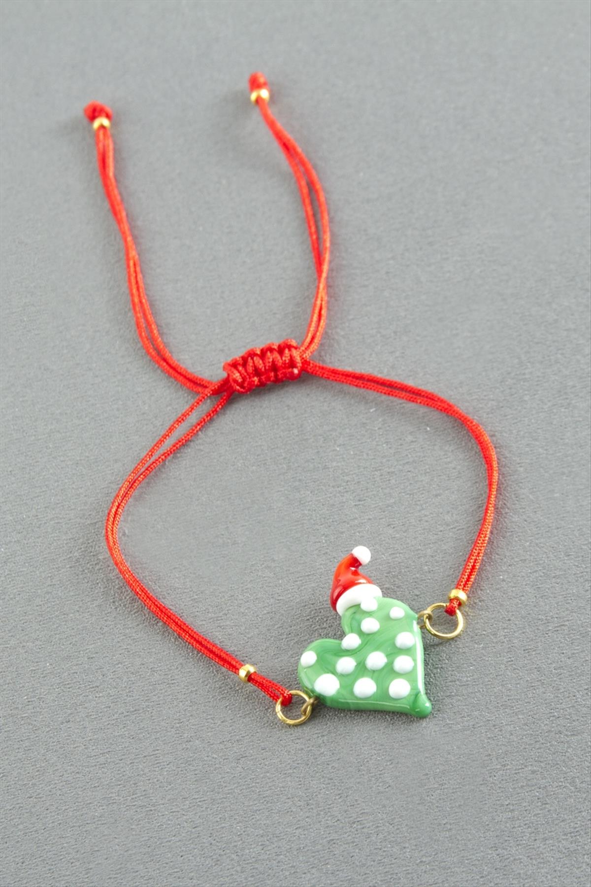 2026 Yılbaşı Cam İp Bilekliği