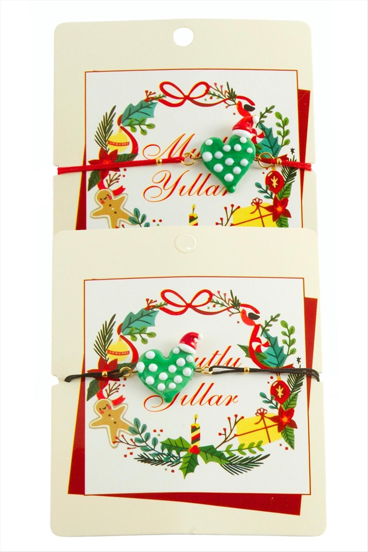 2026 Yılbaşı Cam İp Bilekliği