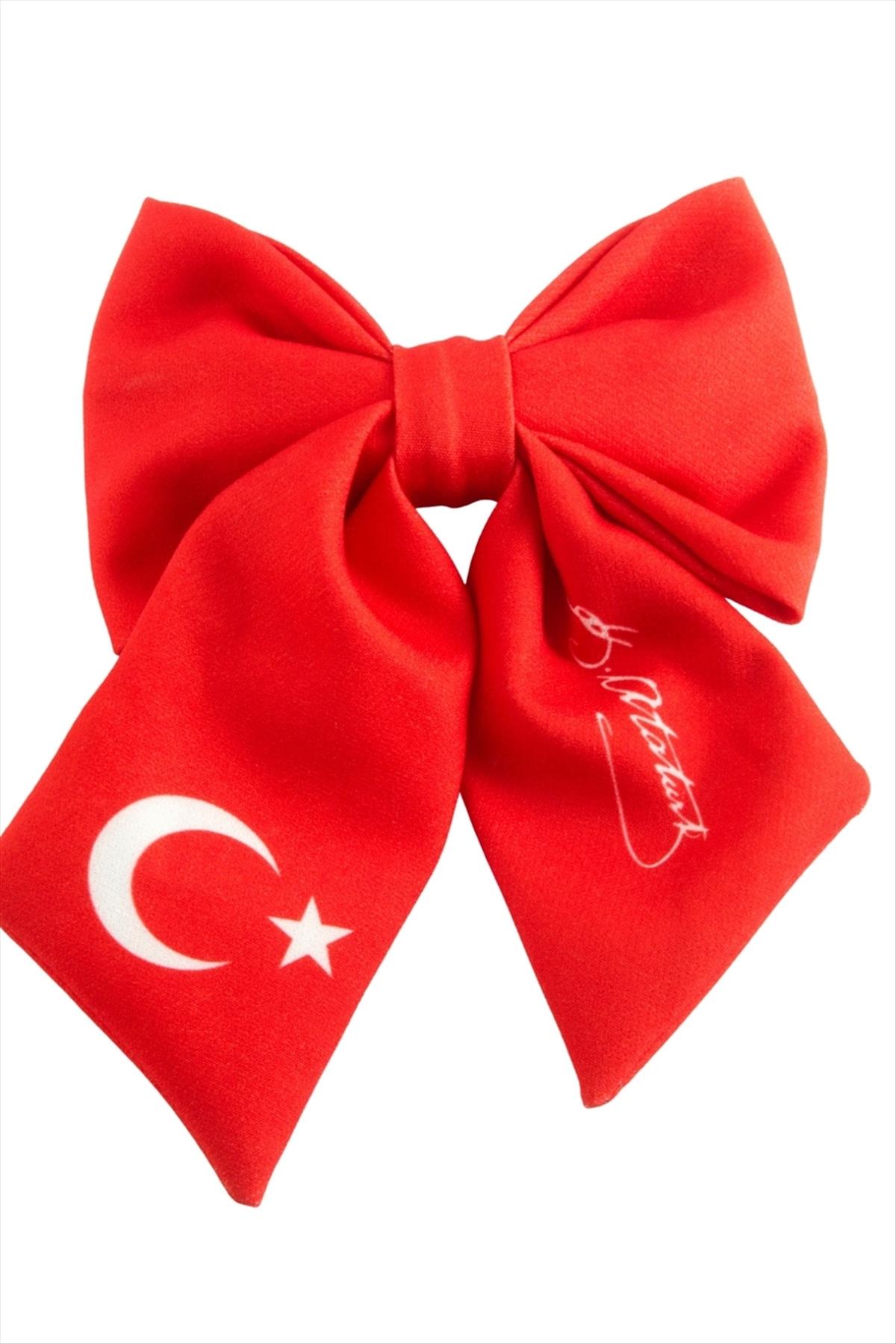 23 Nisan 19 Mayıs Türk Bayraklı Fiyong Otamatik Toka