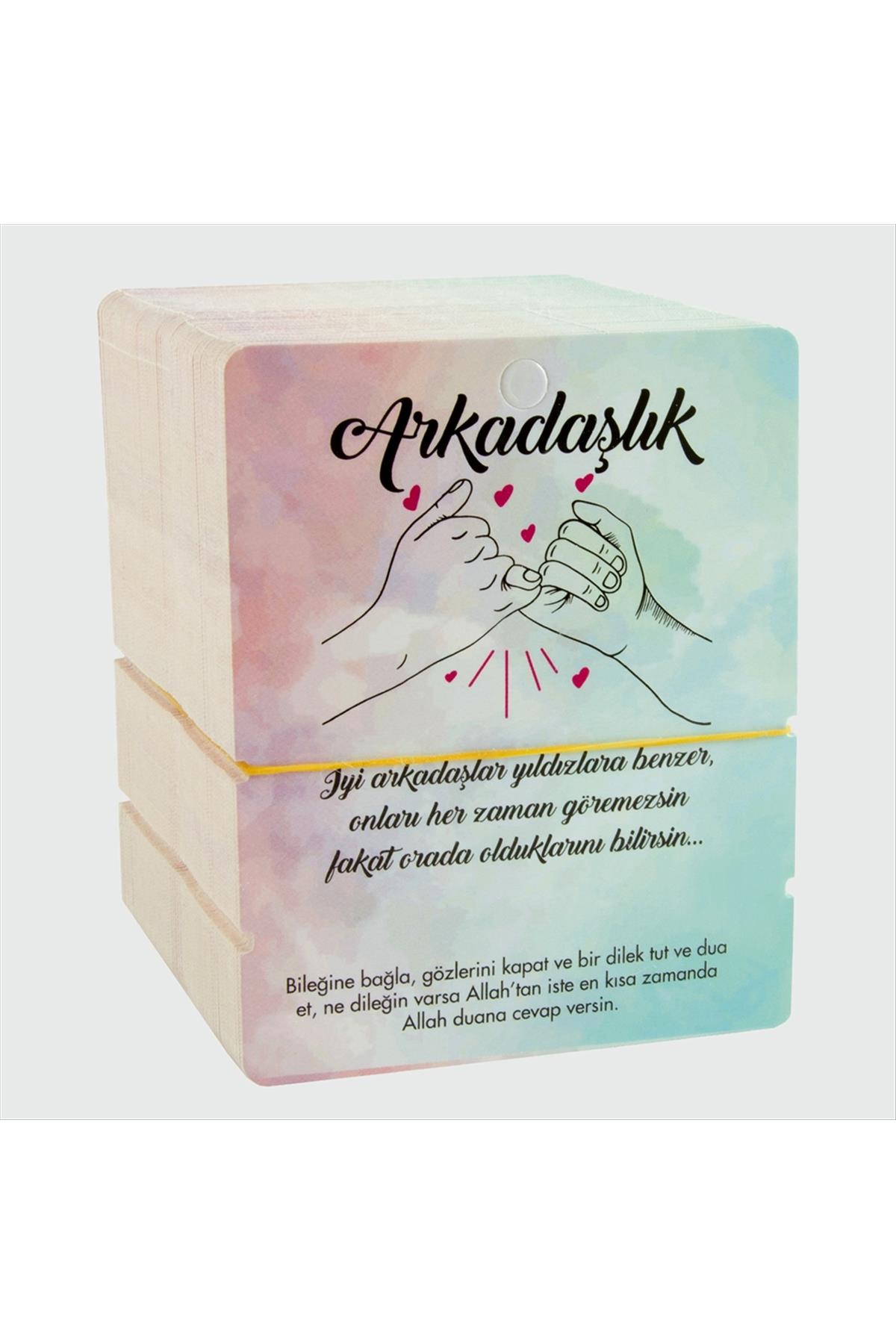 2'li Arkadaşlık Bileklik Kartı