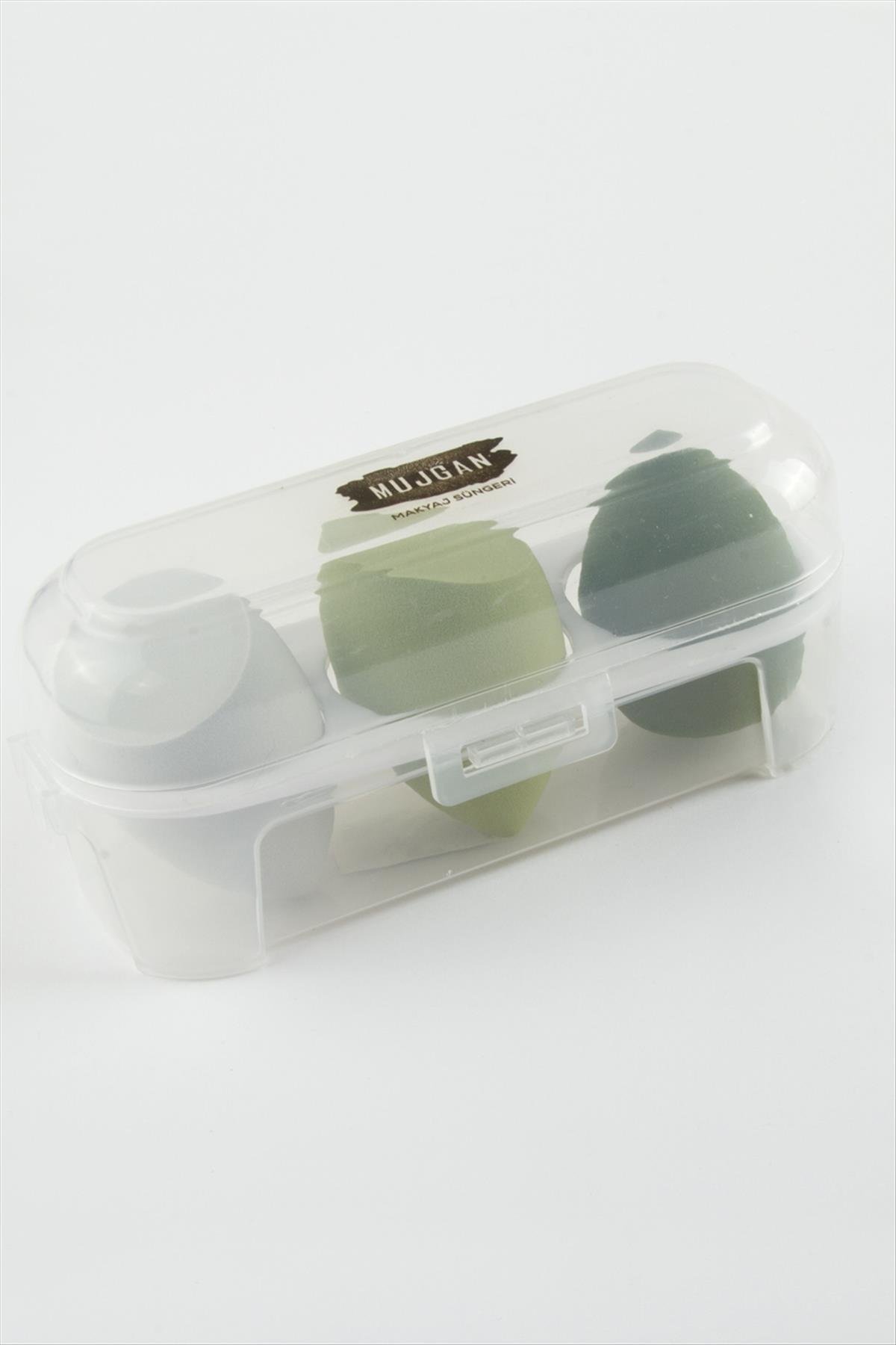 3 Adet Yumurta Kutulu Makyaj Süngeri