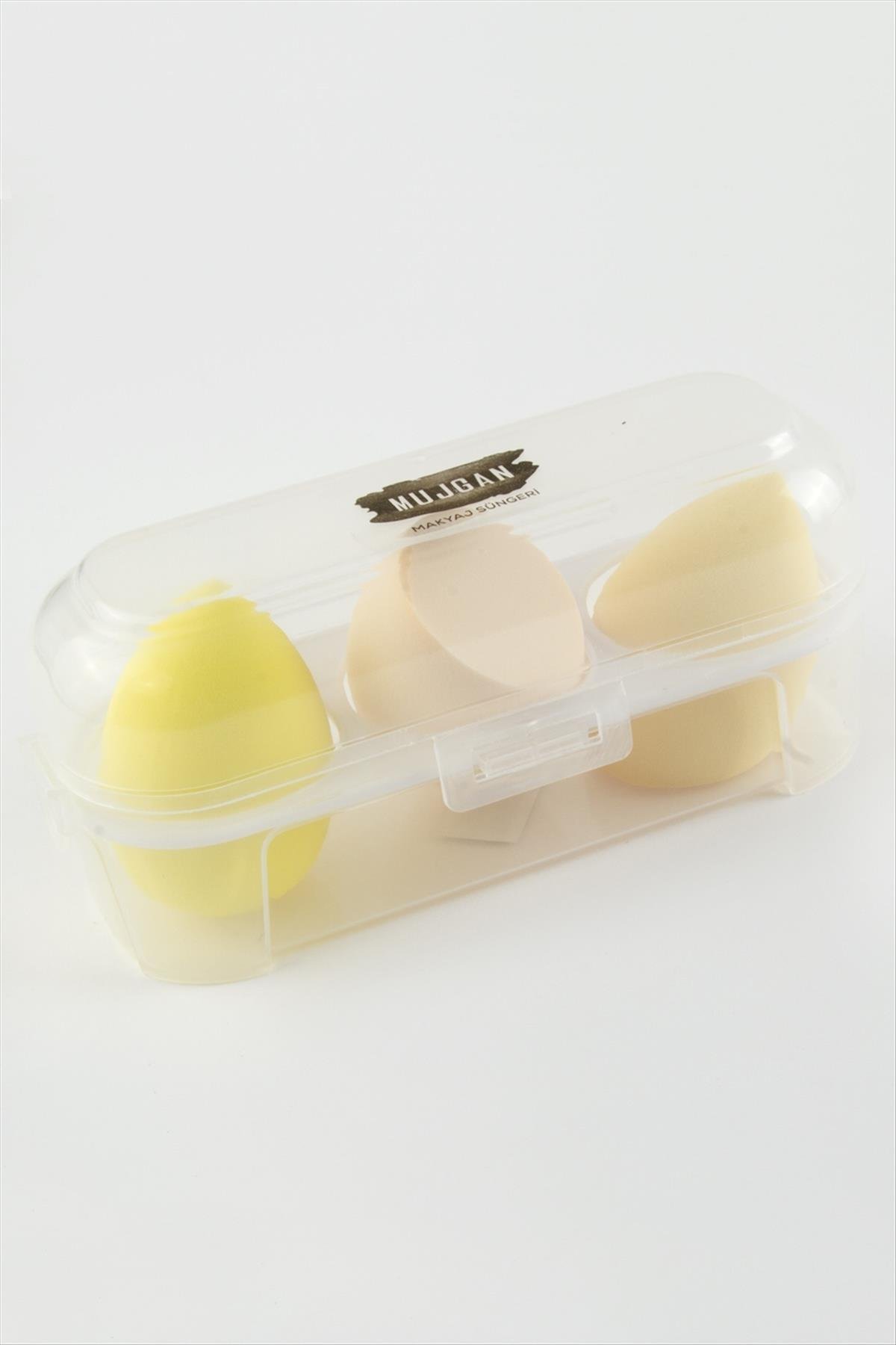 3 Adet Yumurta Kutulu Makyaj Süngeri