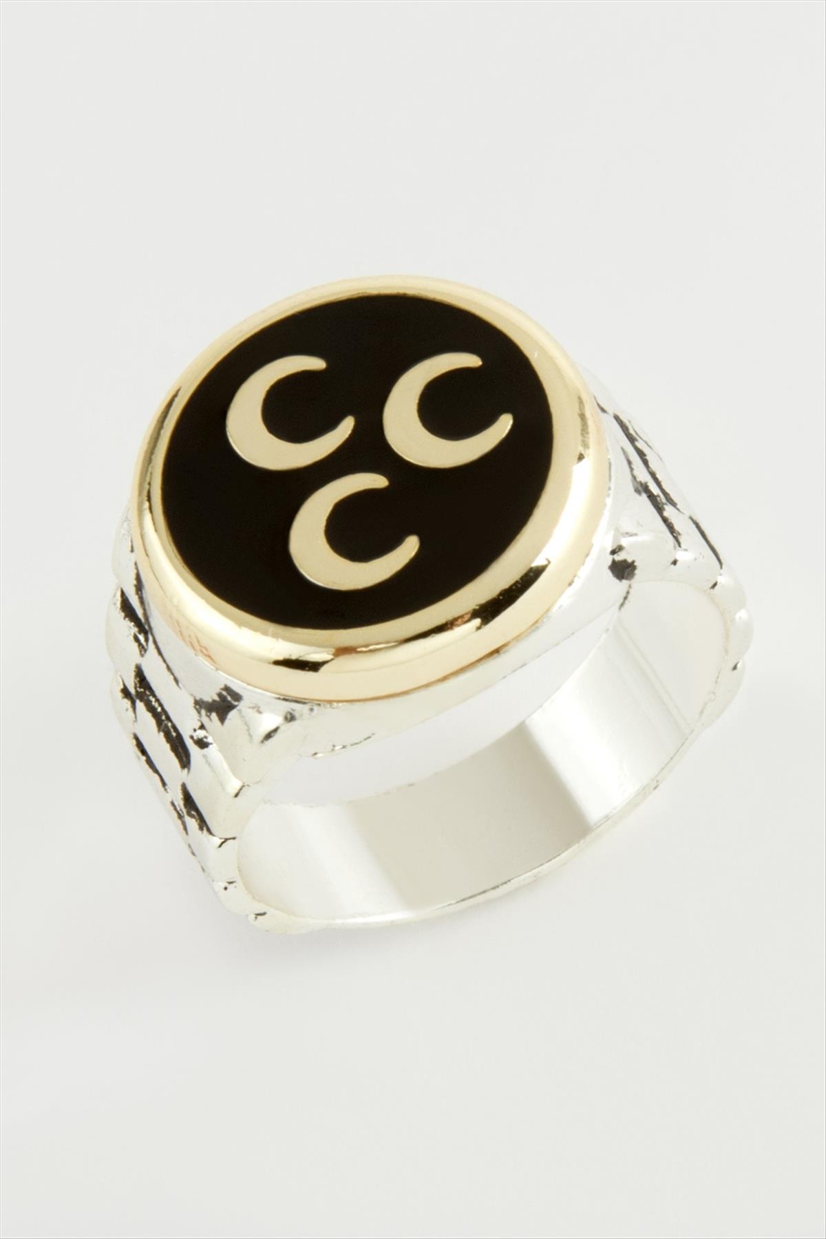 3 Hilal Metal Erkek Yüzük