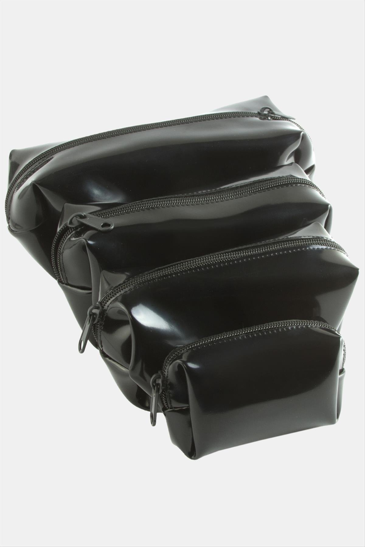 4 Adet El Tutmalı Makyaj Çantası