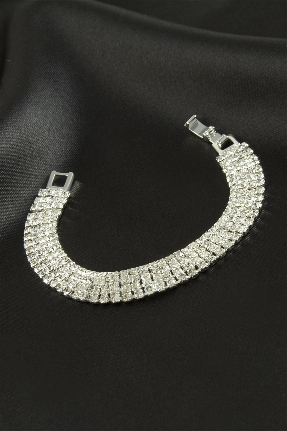 4 Sıra Taşlı Suyolu Bileklik