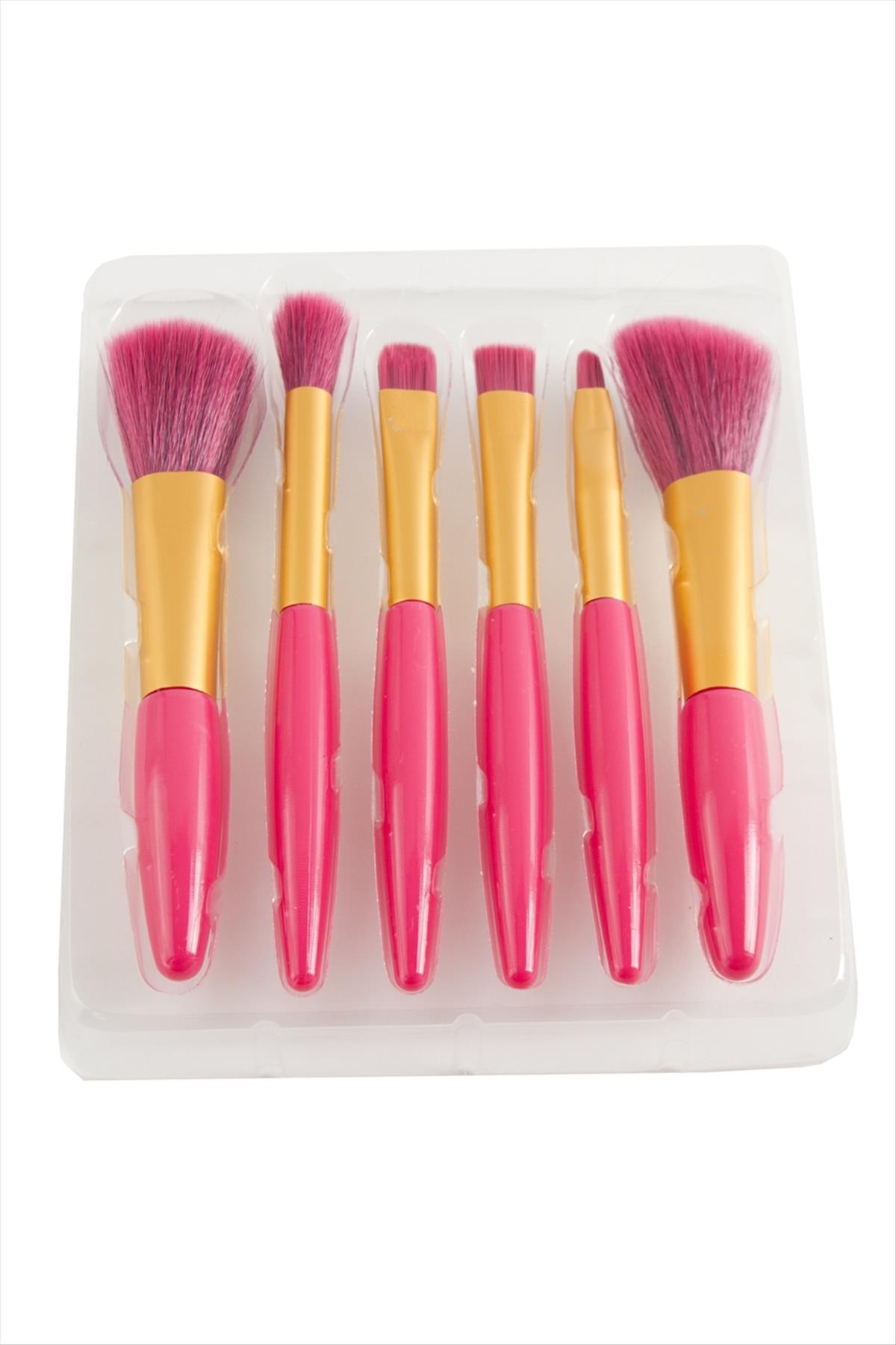 6 Adet Makyaj Fırça Seti