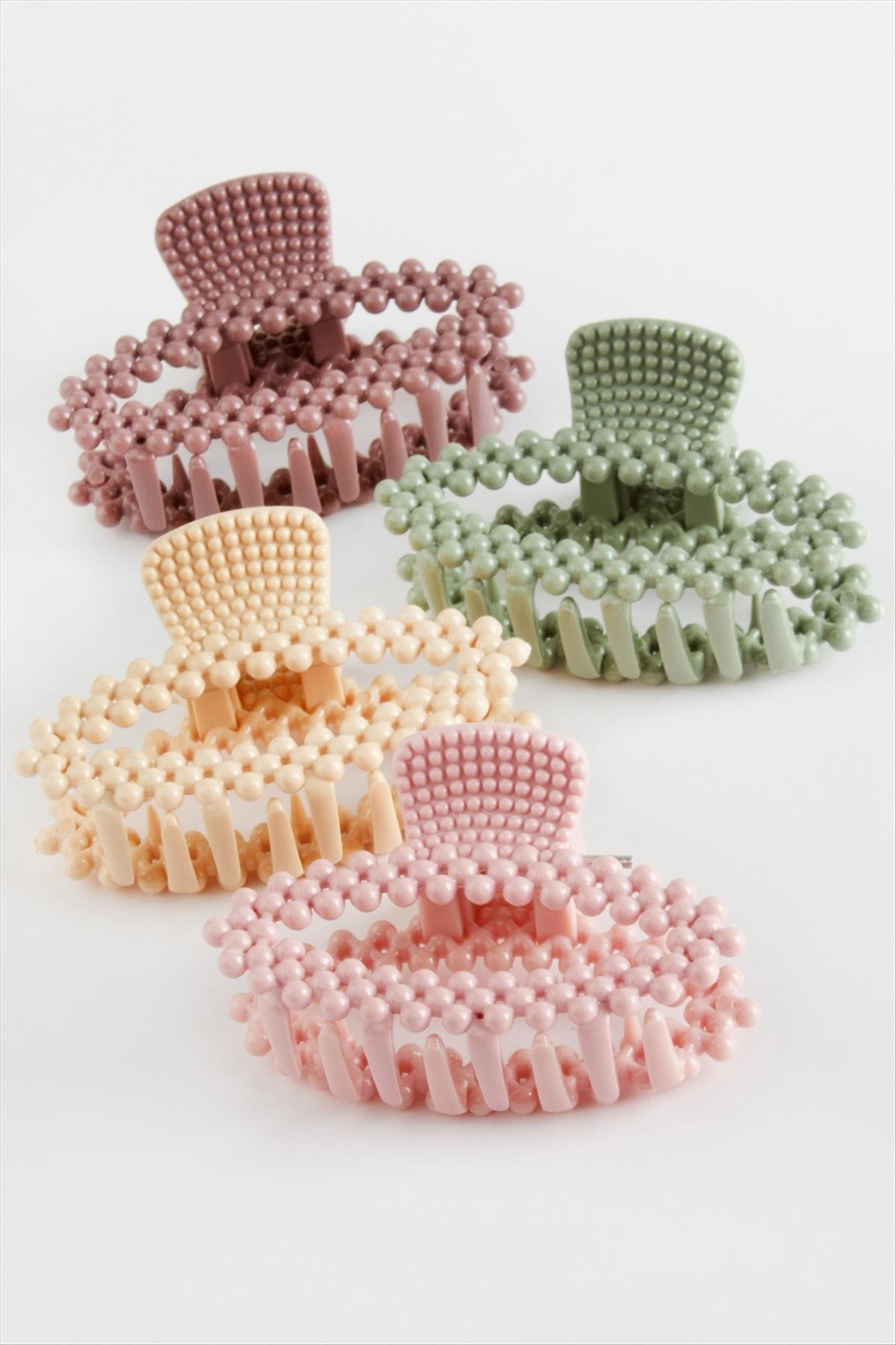 6 cm Oval Renkli Mandal Toka 1 Adet