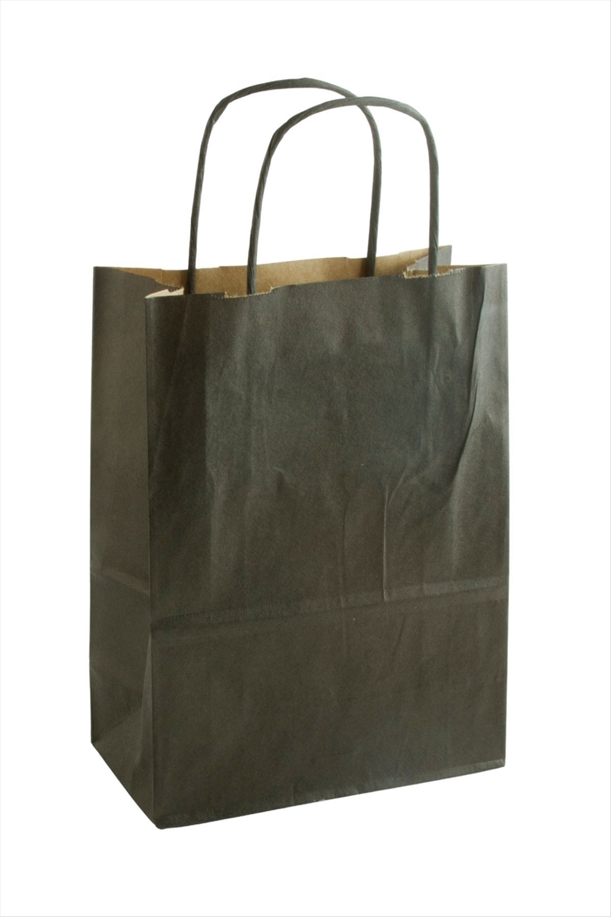 8*15*20 cm Kraft Büküm Saplı Kağıt Poşet 1 Adet