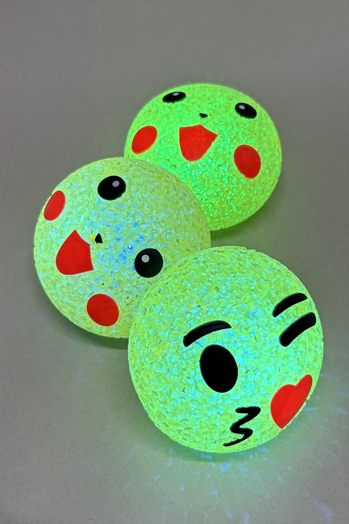 9 cm Emoji Işıklı Biblo 1 Adet