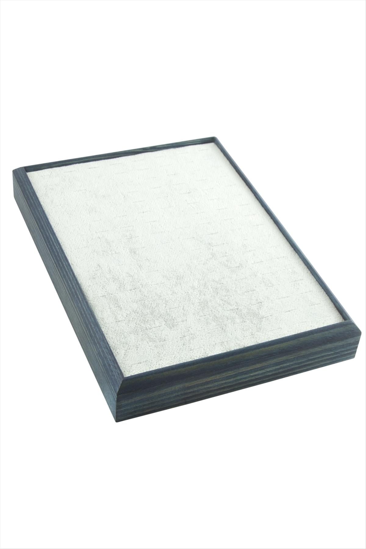 Ahşap Anfora Kumaş Piercing Küpelik 18*24 cm