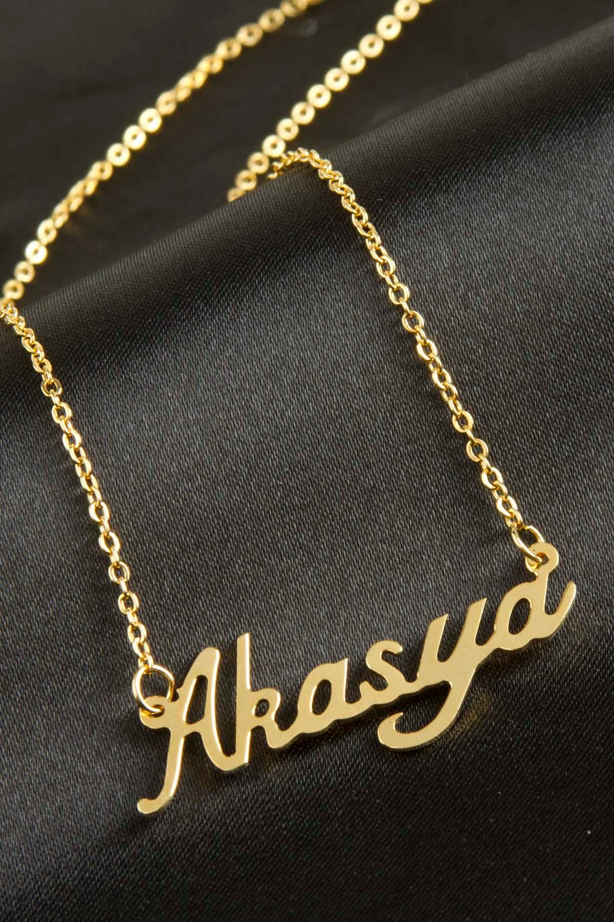 Akasya isimli kolye (Kişiye Özel)