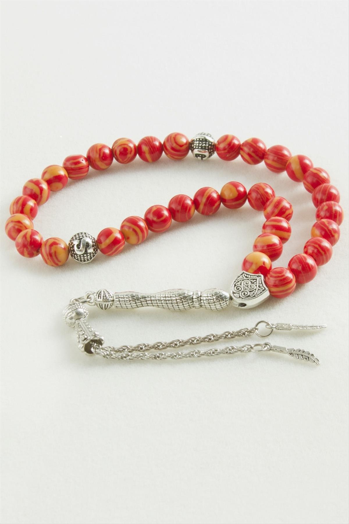 Akik Doğaltaş Tesbih 8 mm