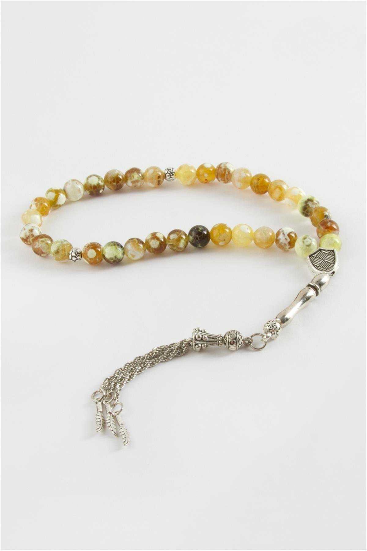 Akik Doğaltaş Tesbih 8 mm