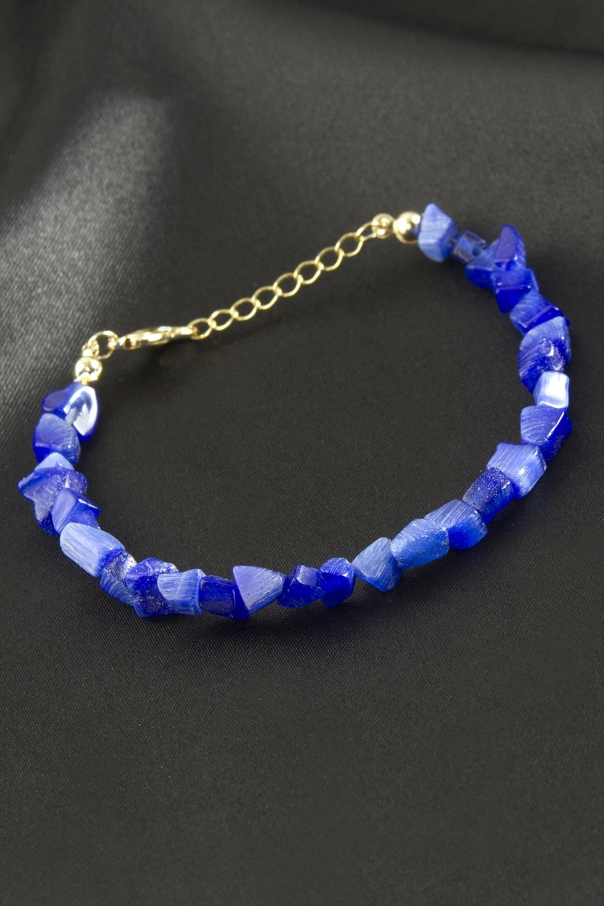 Akik Kırık Doğaltaş Bileklik