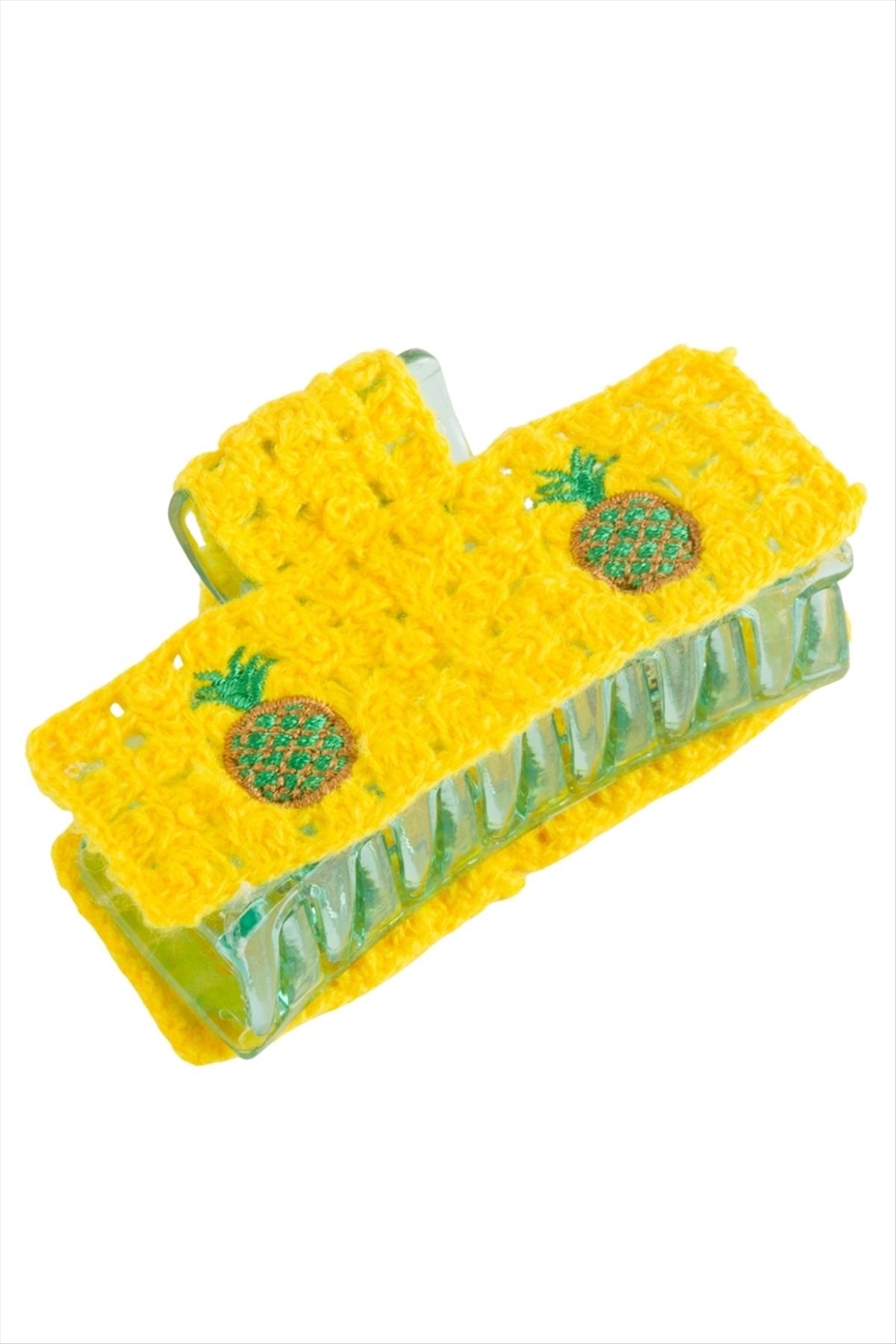 Ananas Örgülü Mandal Toka 8 cm