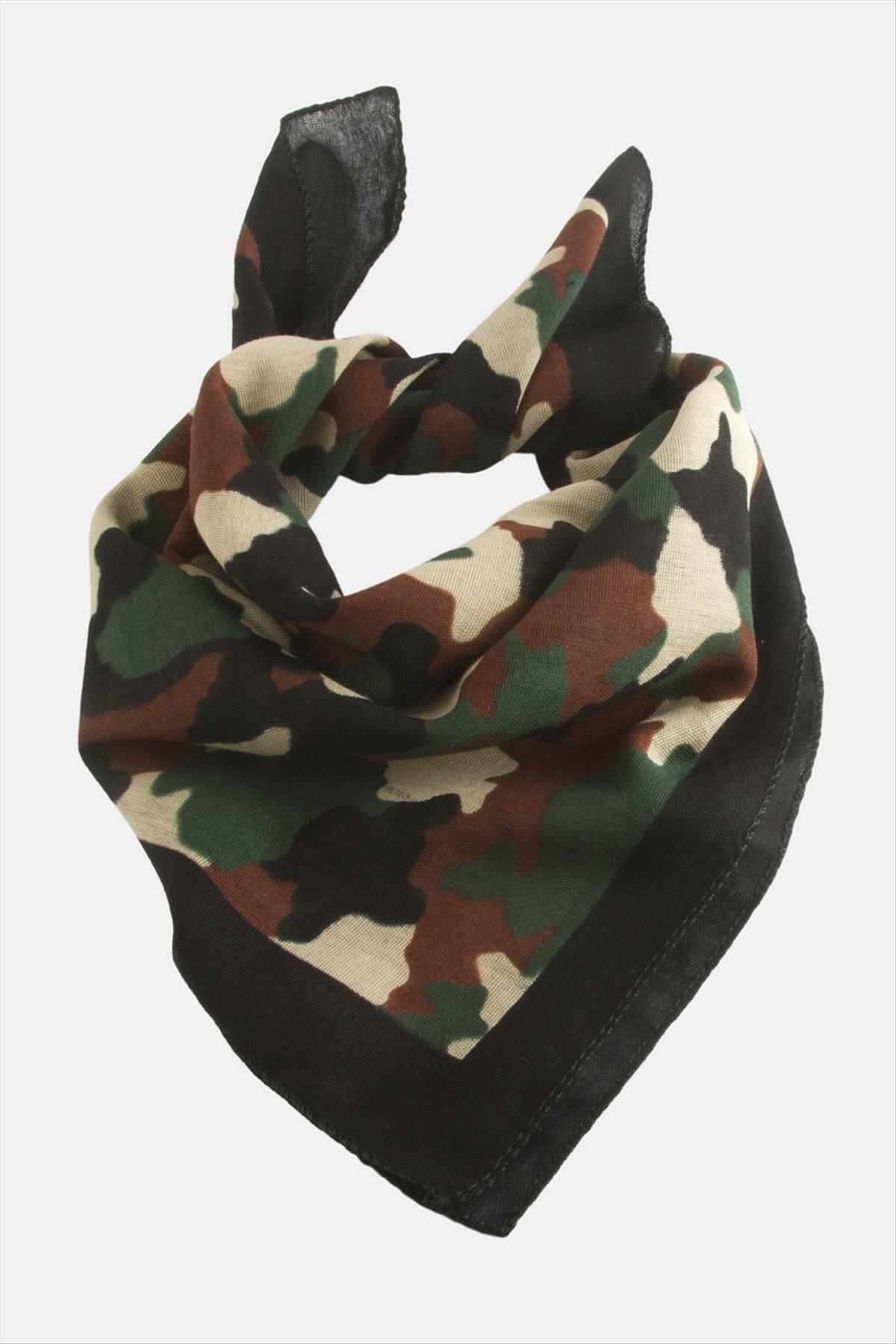 Asker Desenli Bandana 50*50