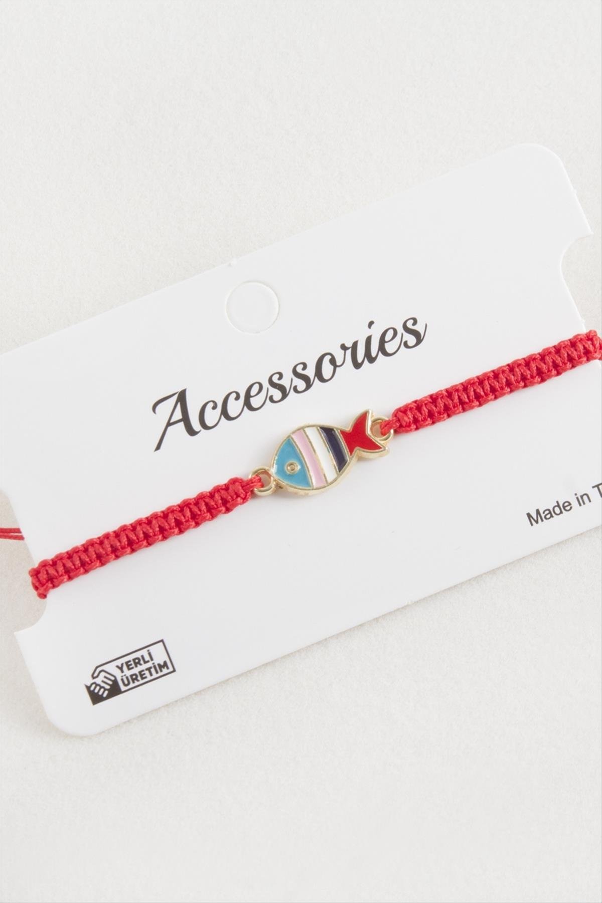 Balık Makrome Örgülü Bileklik