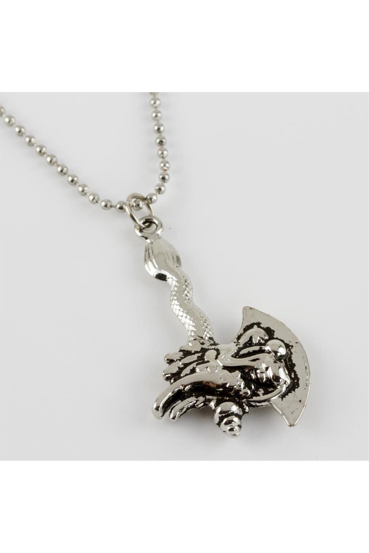Balta Figürlü Erkek Kolye