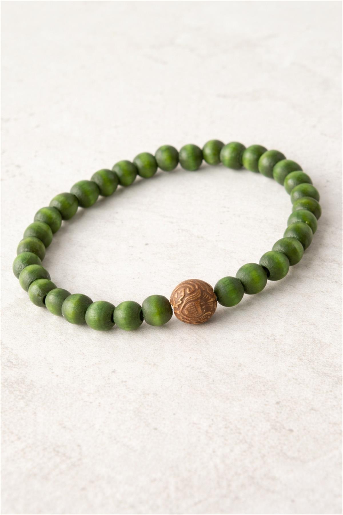 Bambu Ahşap Bileklik 8 mm