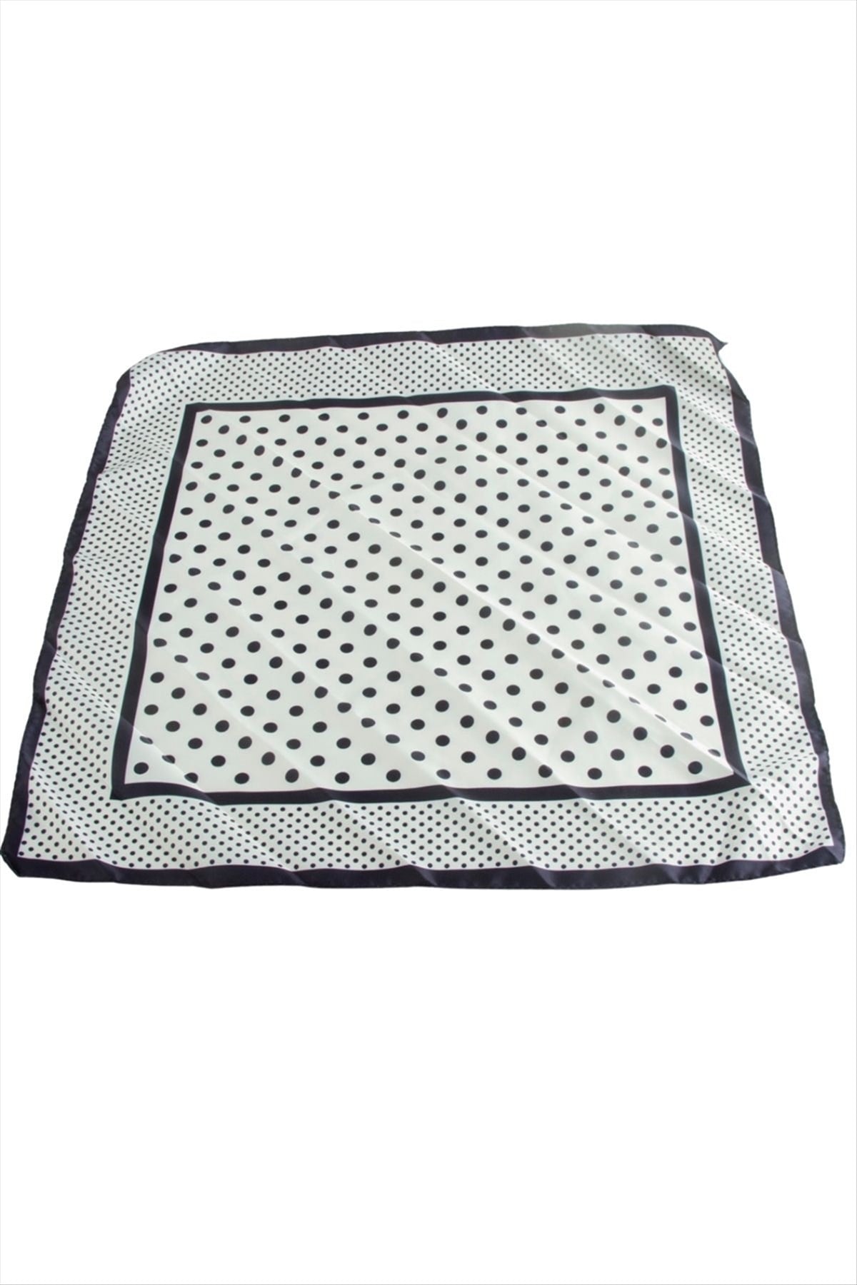 Benekli Zr Saten Fular 50*50 cm