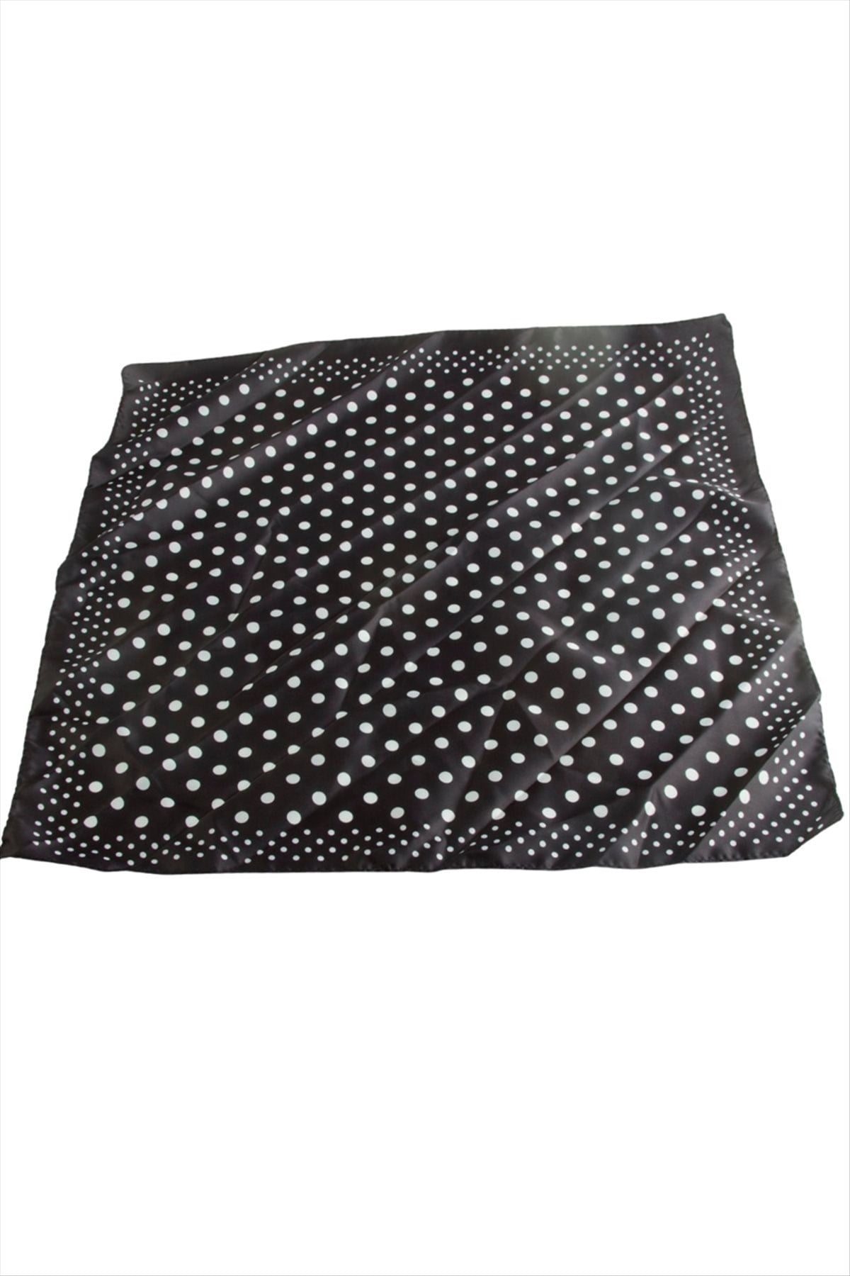 Benekli Zr Saten Fular 50*50 cm