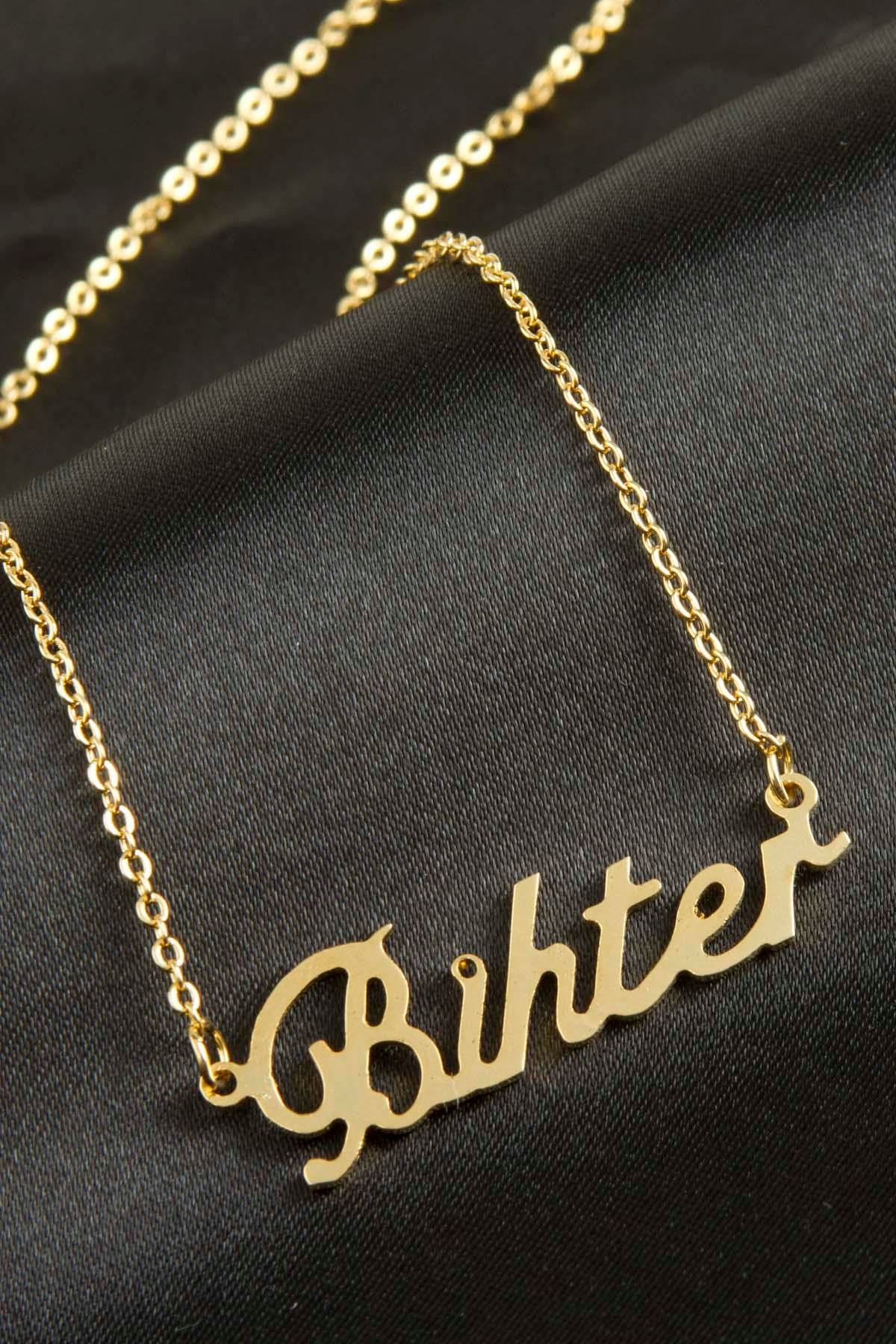Bihter İsimli Kolye (Kişiye Özel)