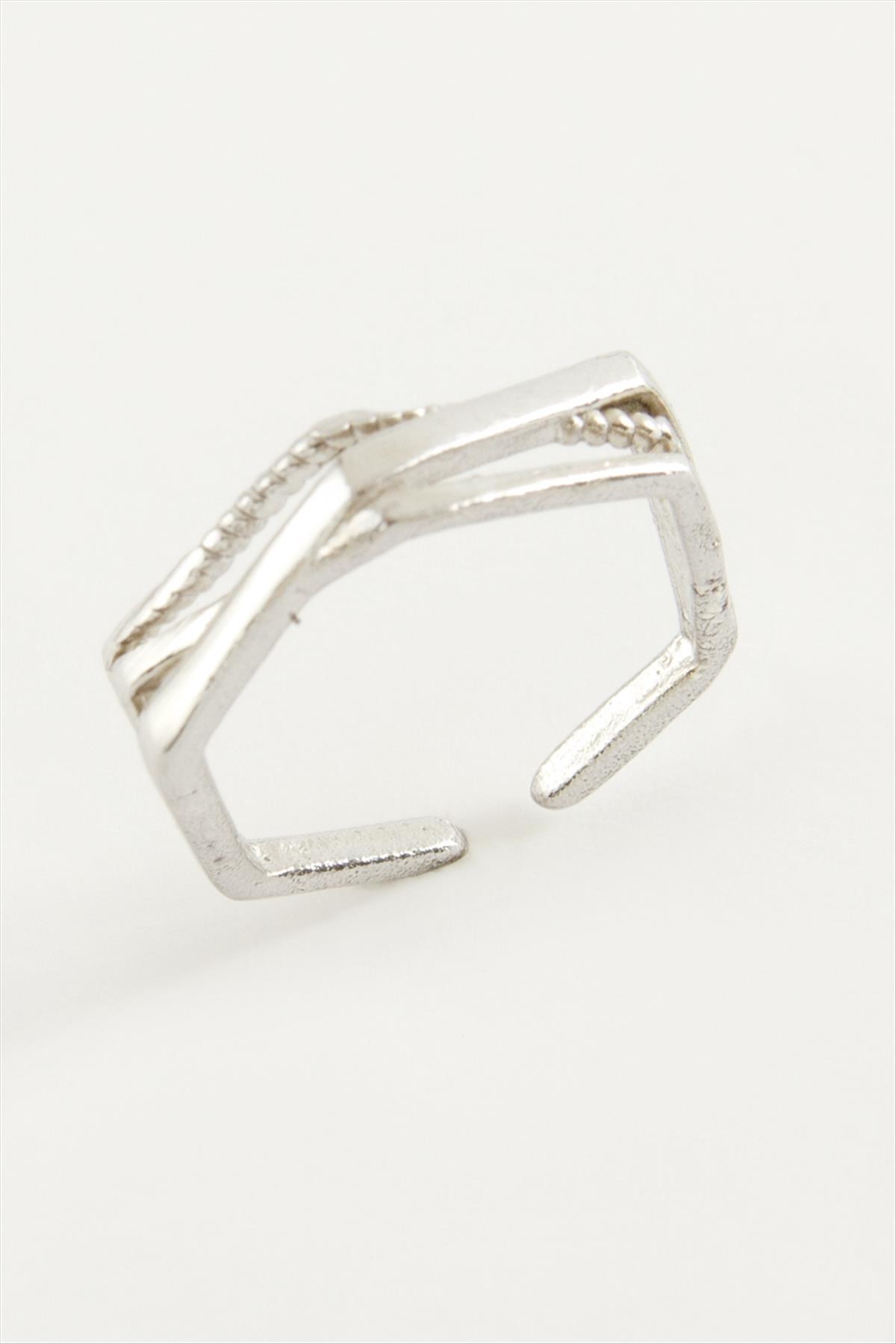 Burgulu Metal Yüzük