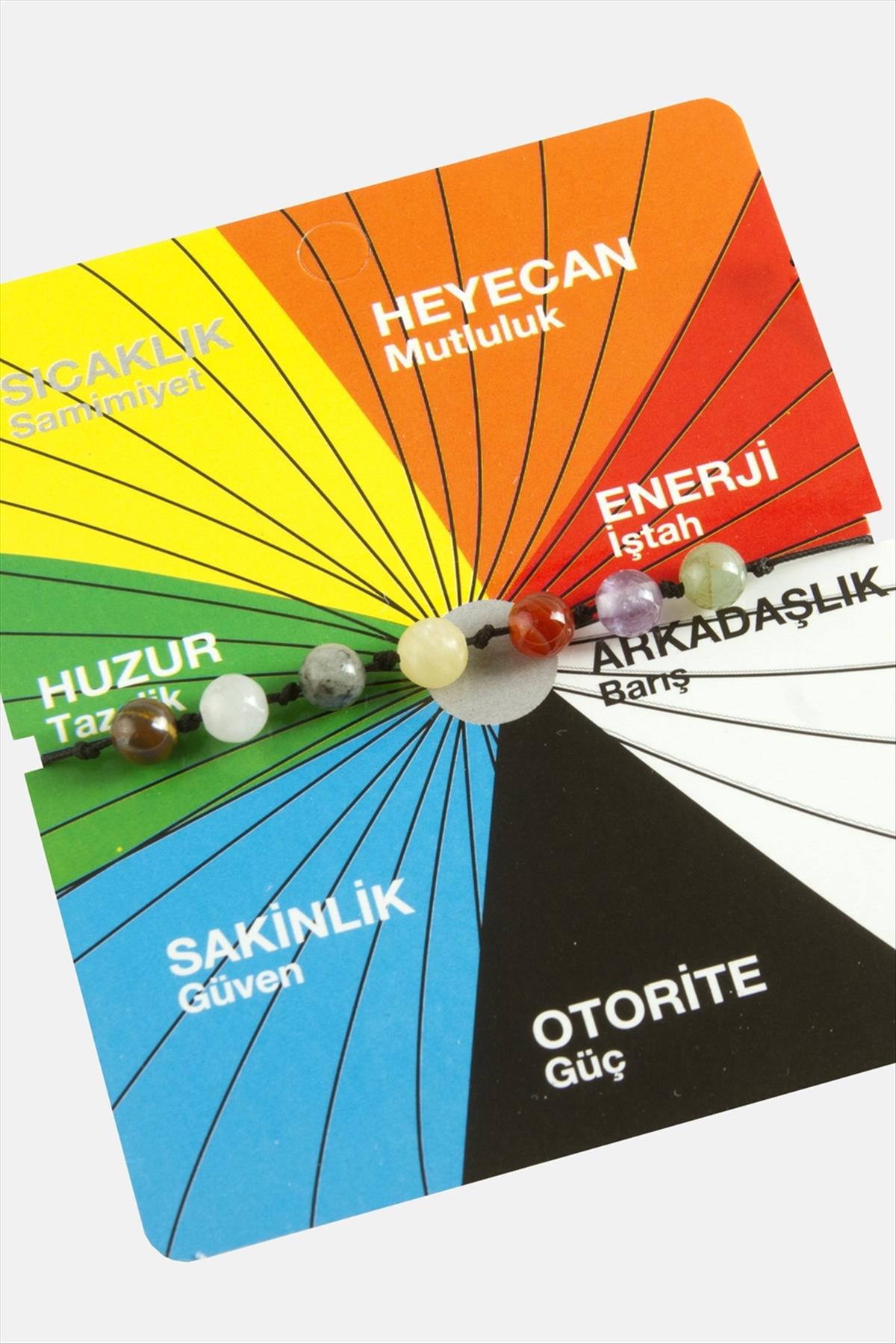 Çakra Doğaltaş İp Bileklik