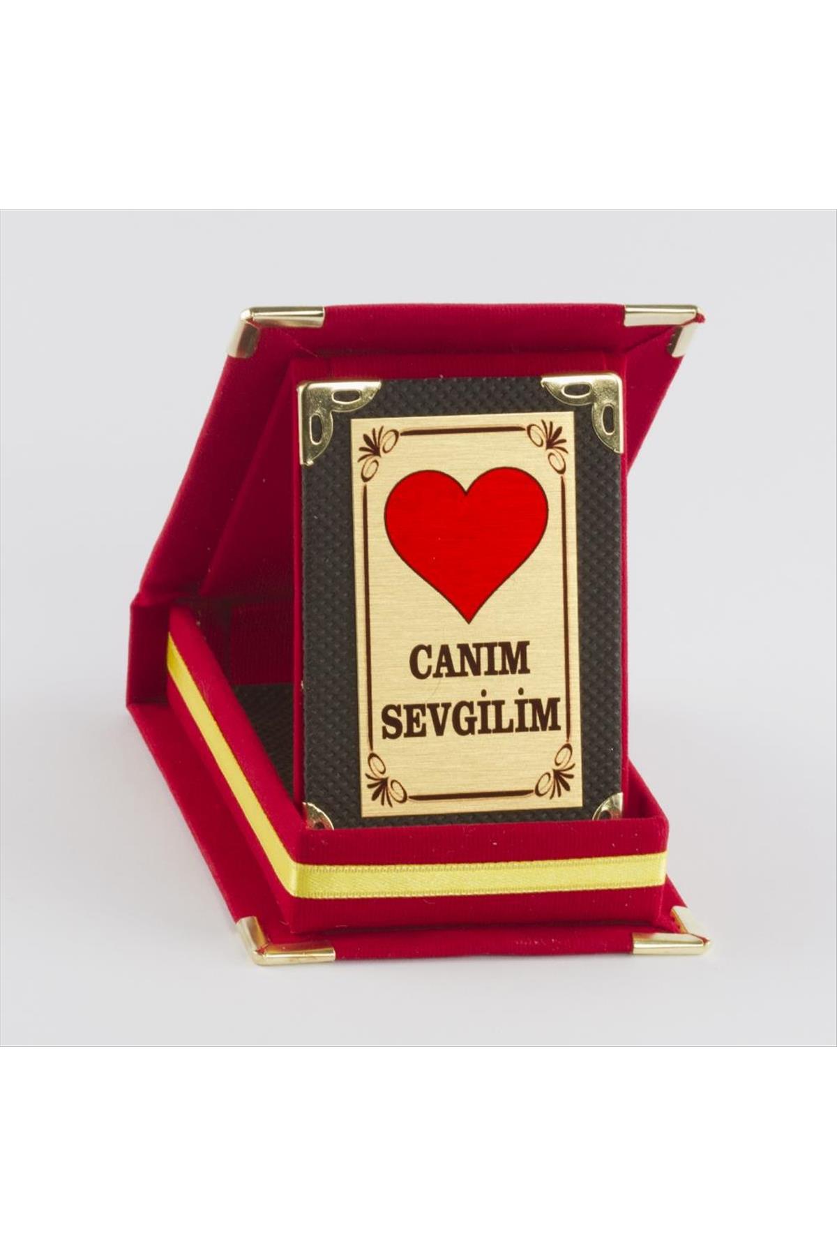 CAnım Sevgilim Plaketi