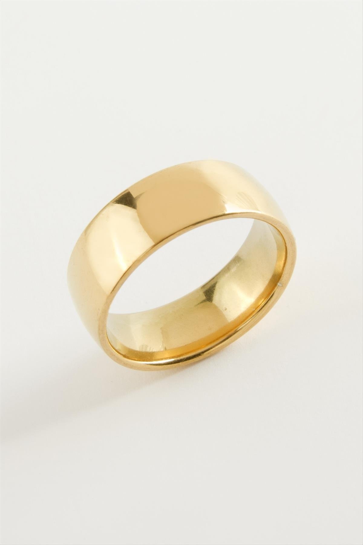 Çelik Alyans Yüzük 8 mm