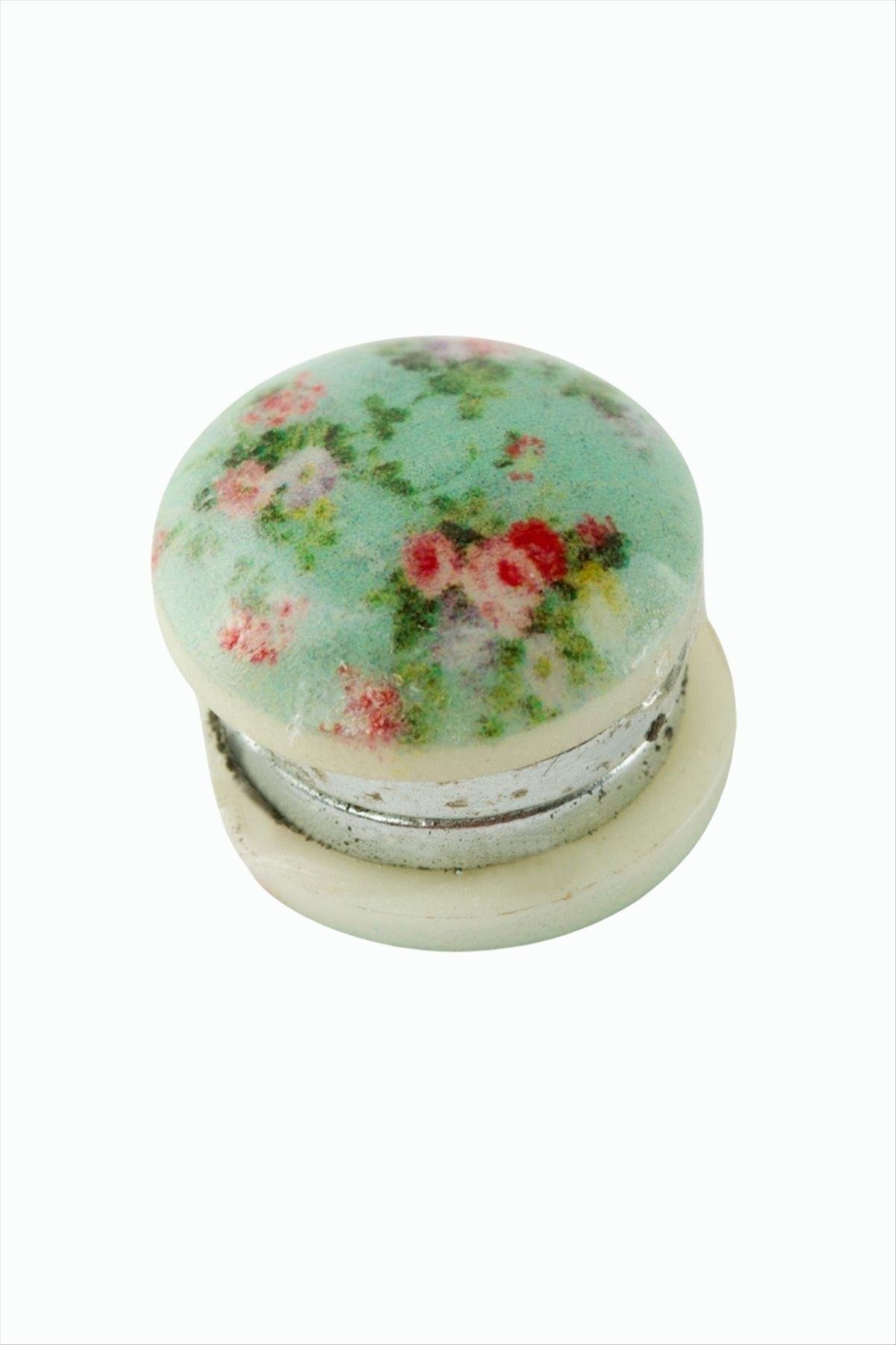 Çiçek Kupa Eşarp Mıknatısı 1 Adet