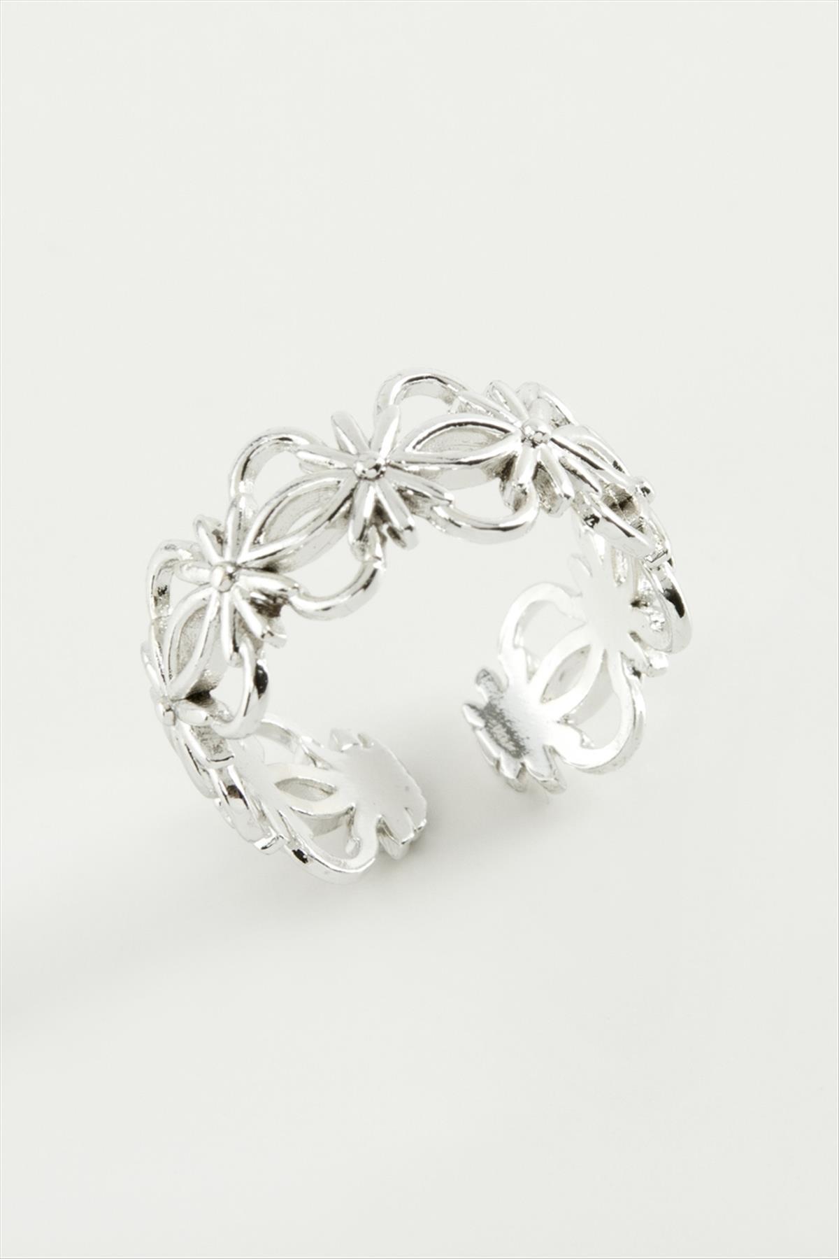 Çiçek Metal Yüzük