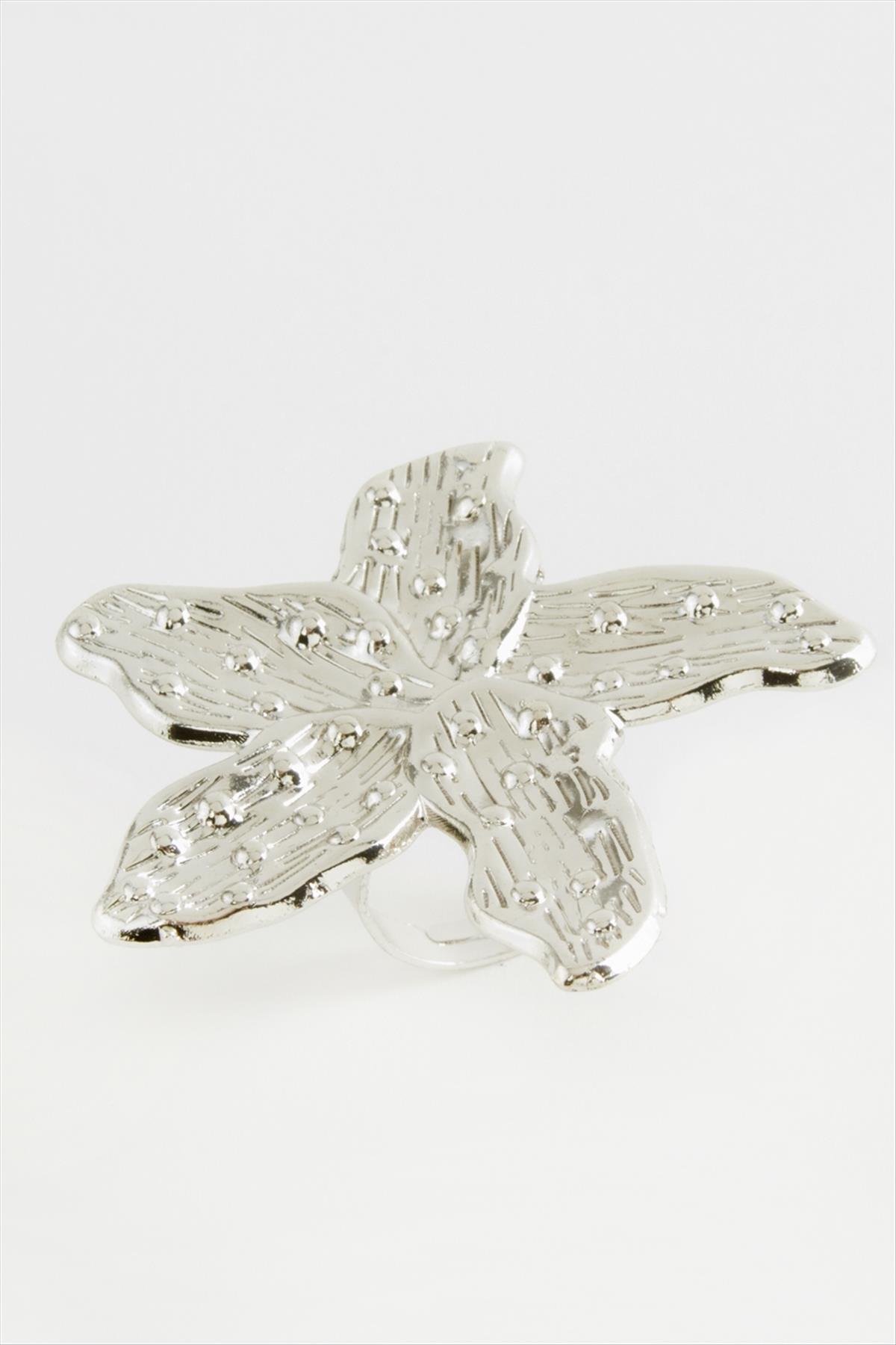 Çiçek Metal Yüzük