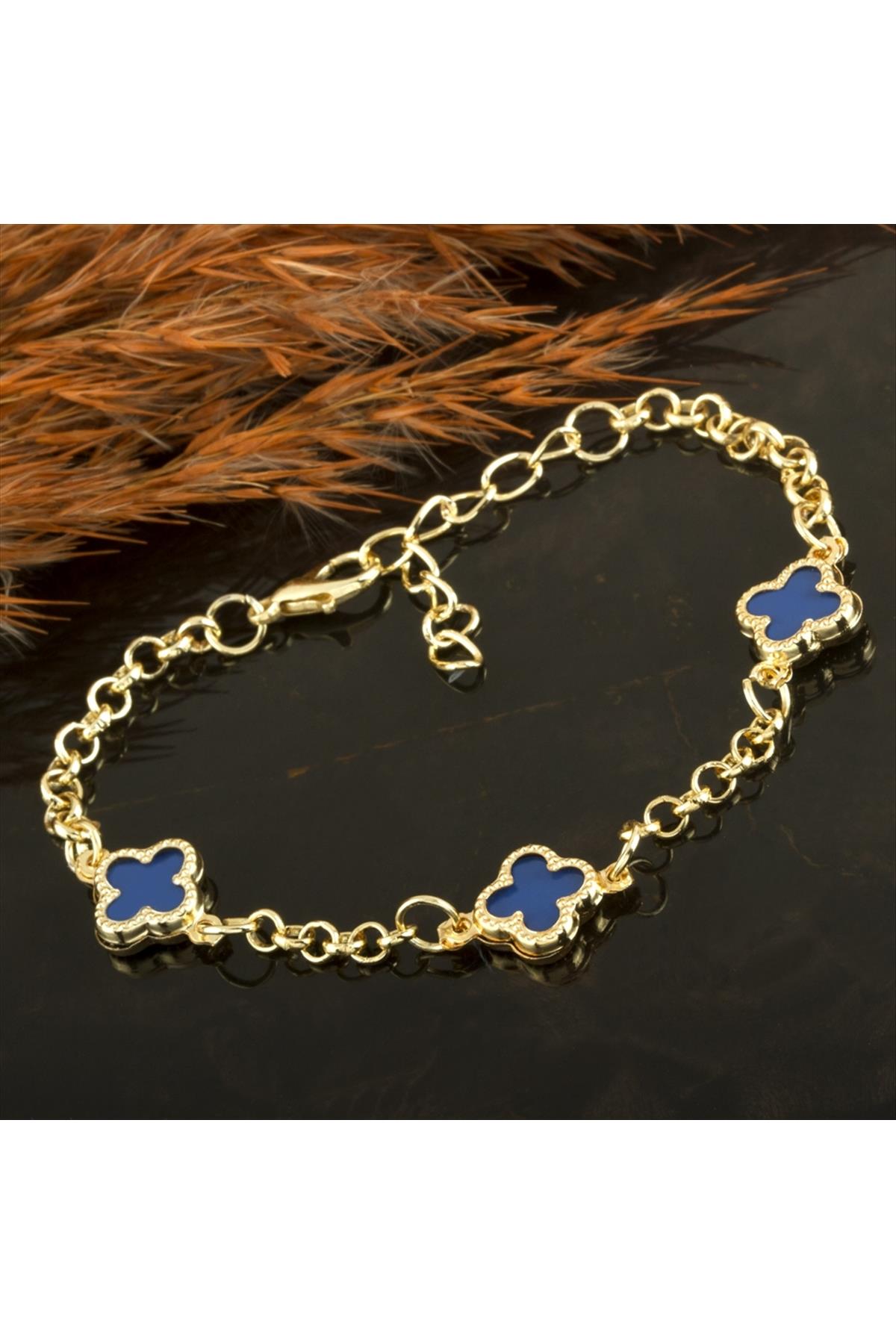 Çiçek Mineli Yeni Sezon Zincir Bileklik