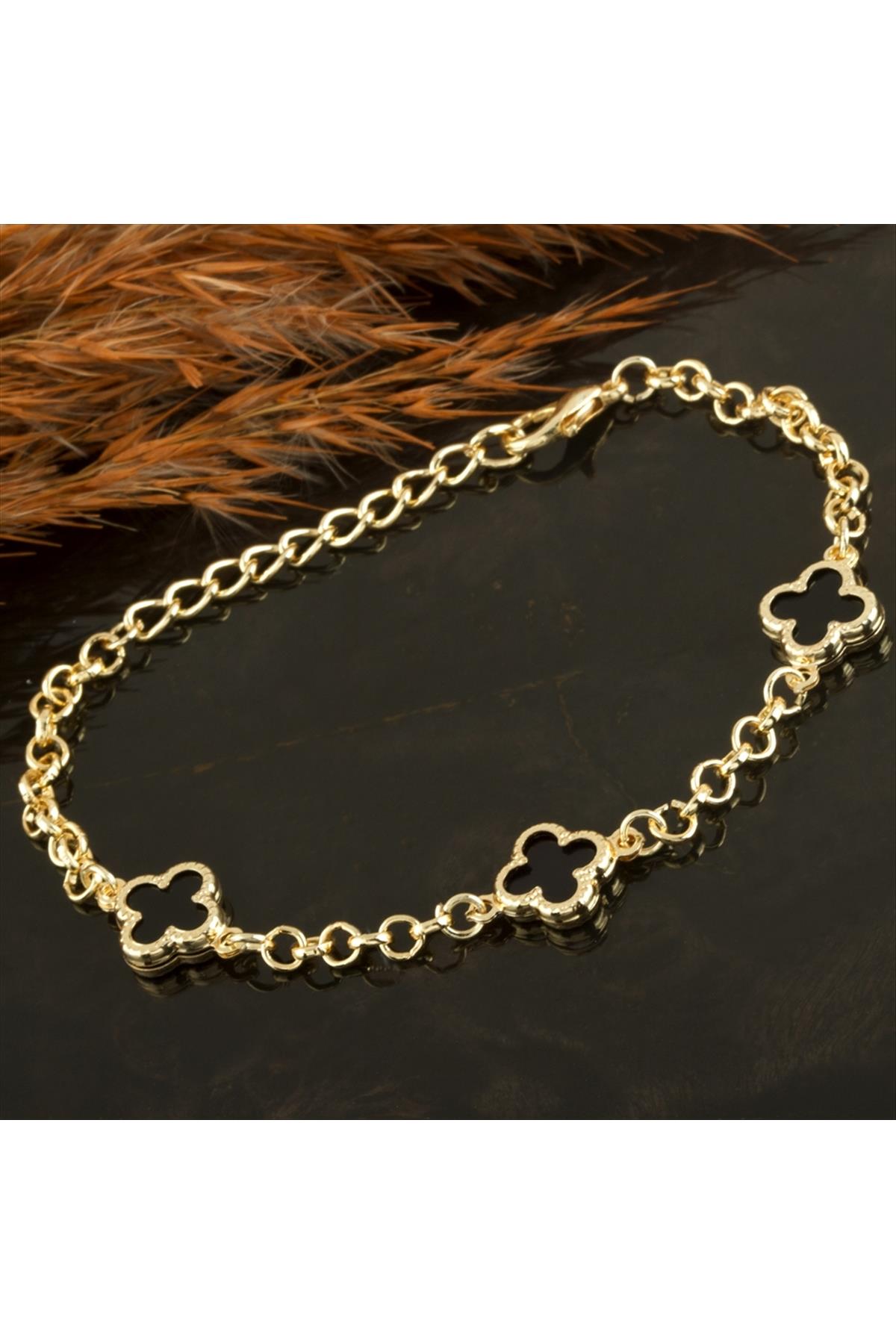 Çiçek Mineli Yeni Sezon Zincir Bileklik