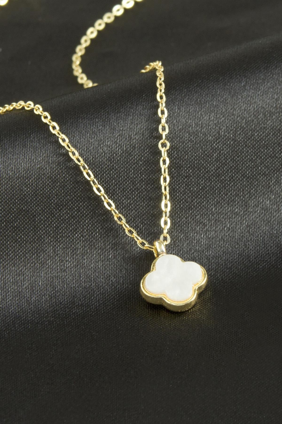 Çiçek Polyester Kolye