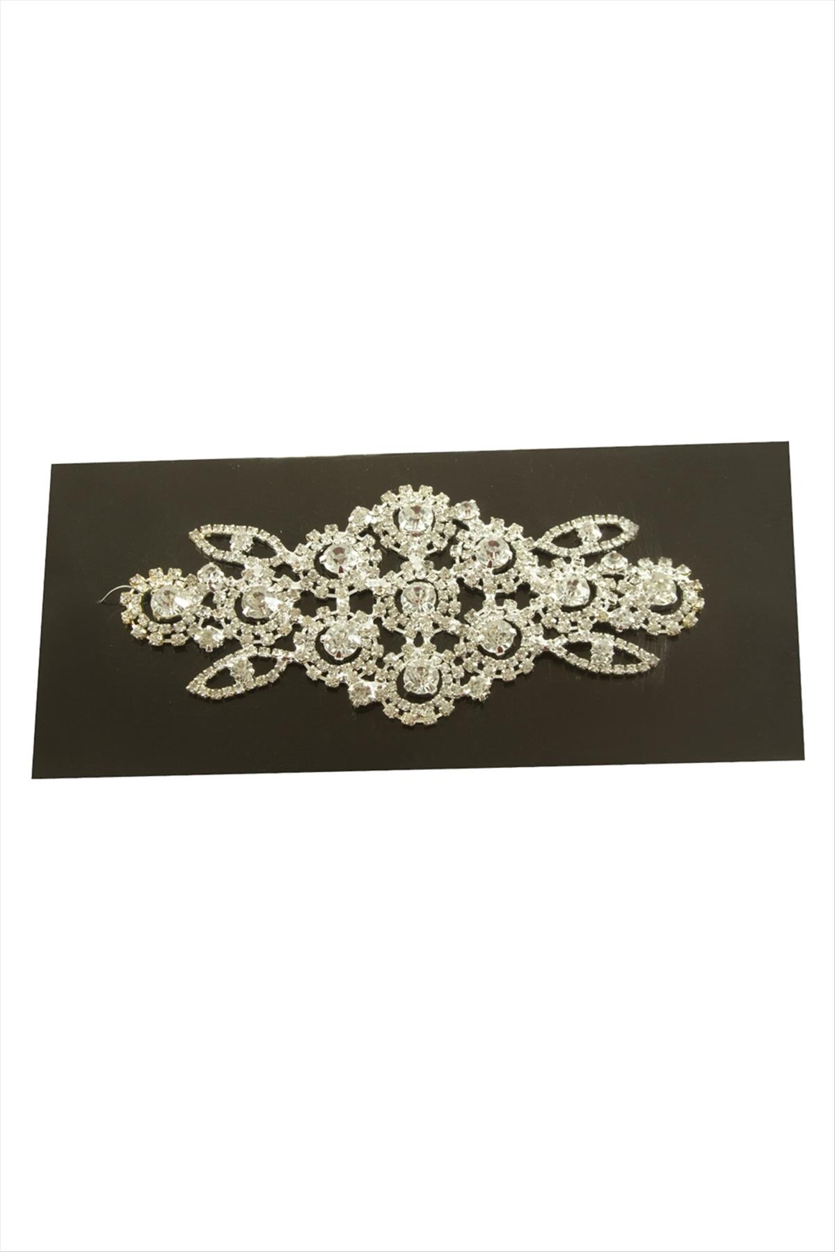 Çiçek Taşlı Alınlık Saç Aksesuarı