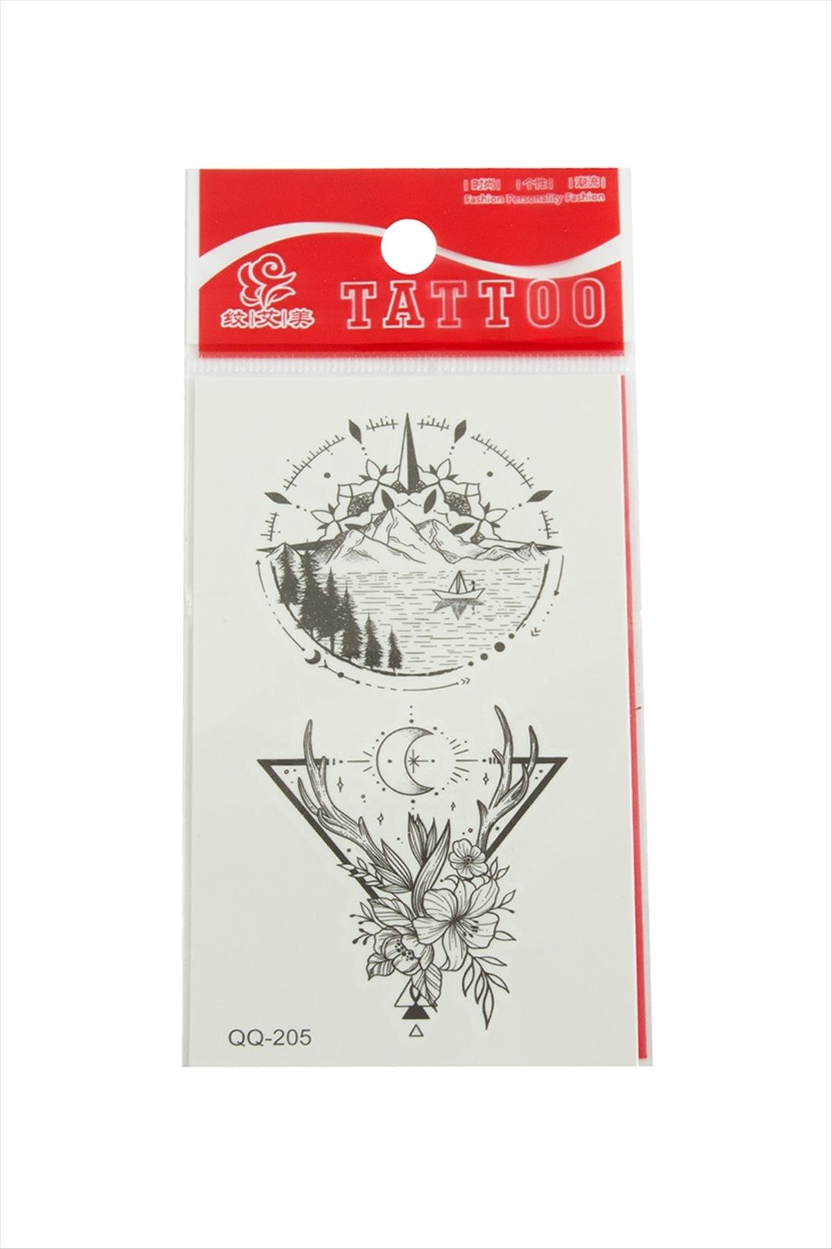 Çiçek Tattoo Dövme Sticker