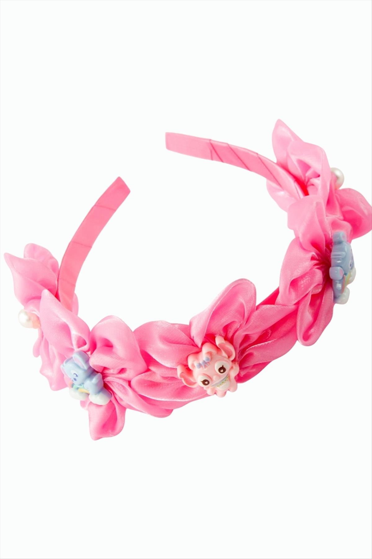 Çiçek Tavşancık Tüllü Çocuk Taç