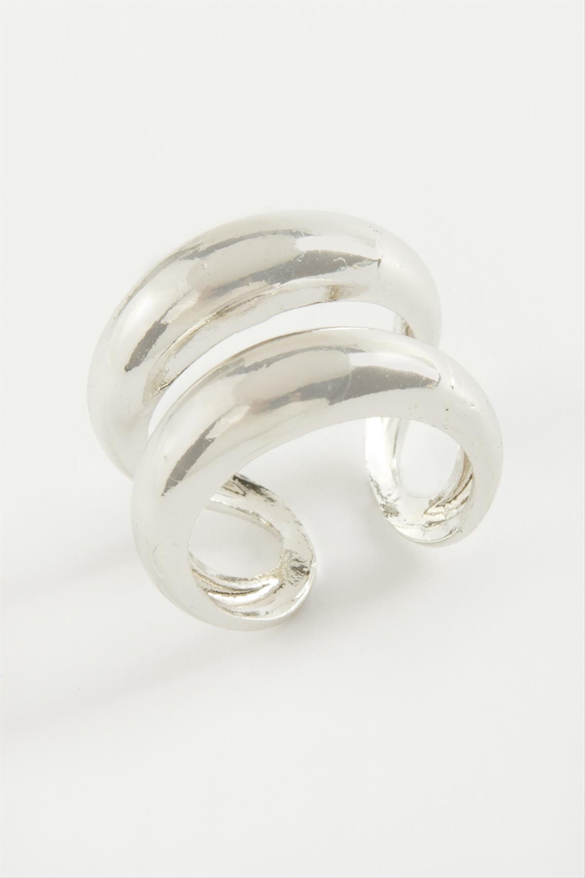 Çift Halka Metal Yüzük