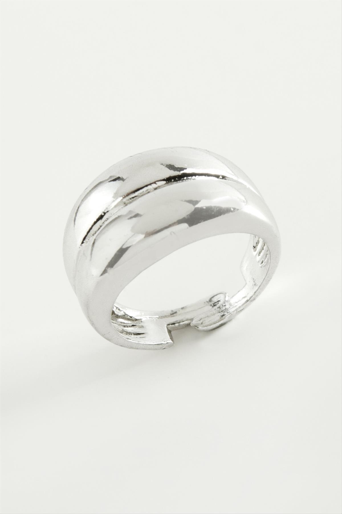 Çift Sıra Metal Yüzük